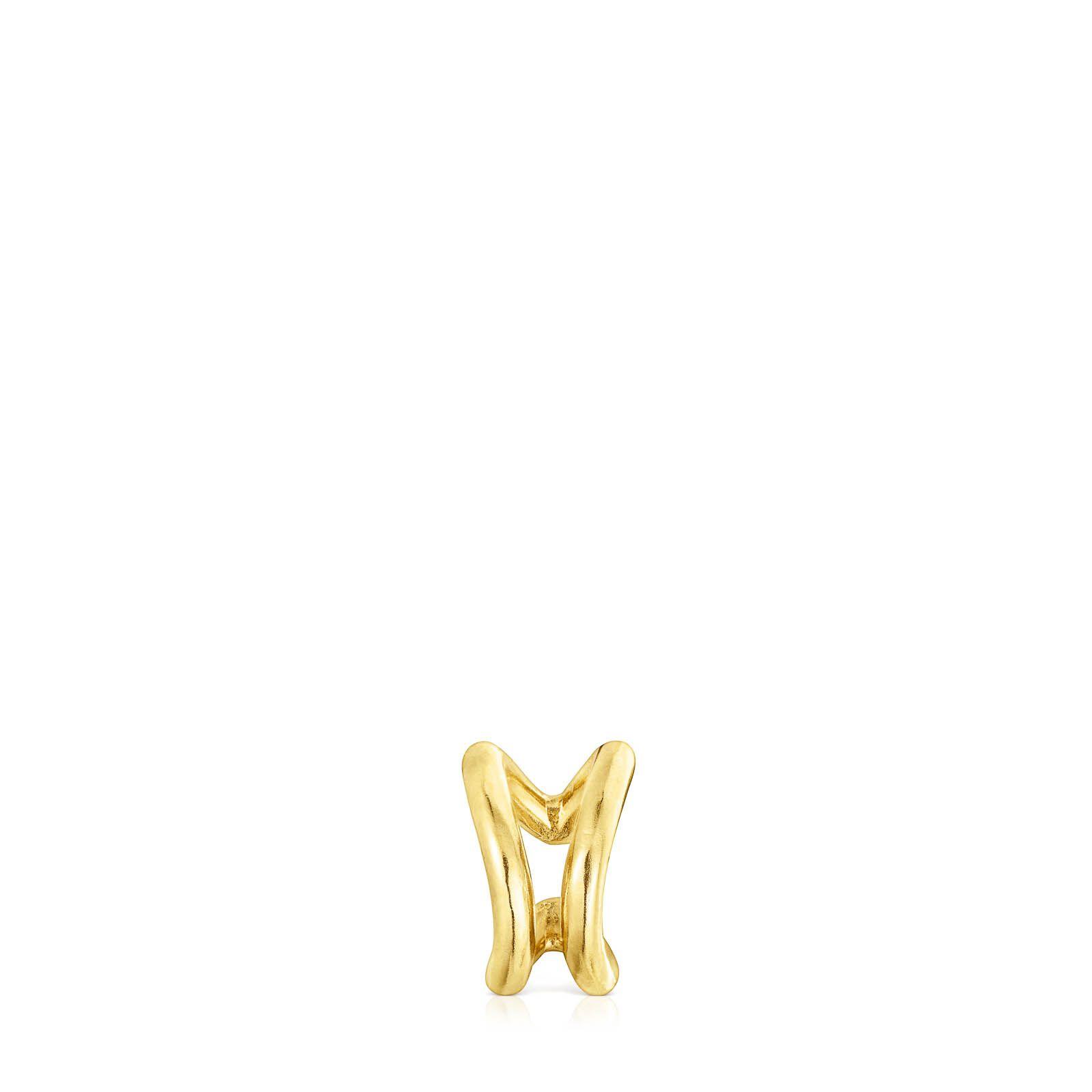 Aros Earcuff de plata vermeil Hav-0