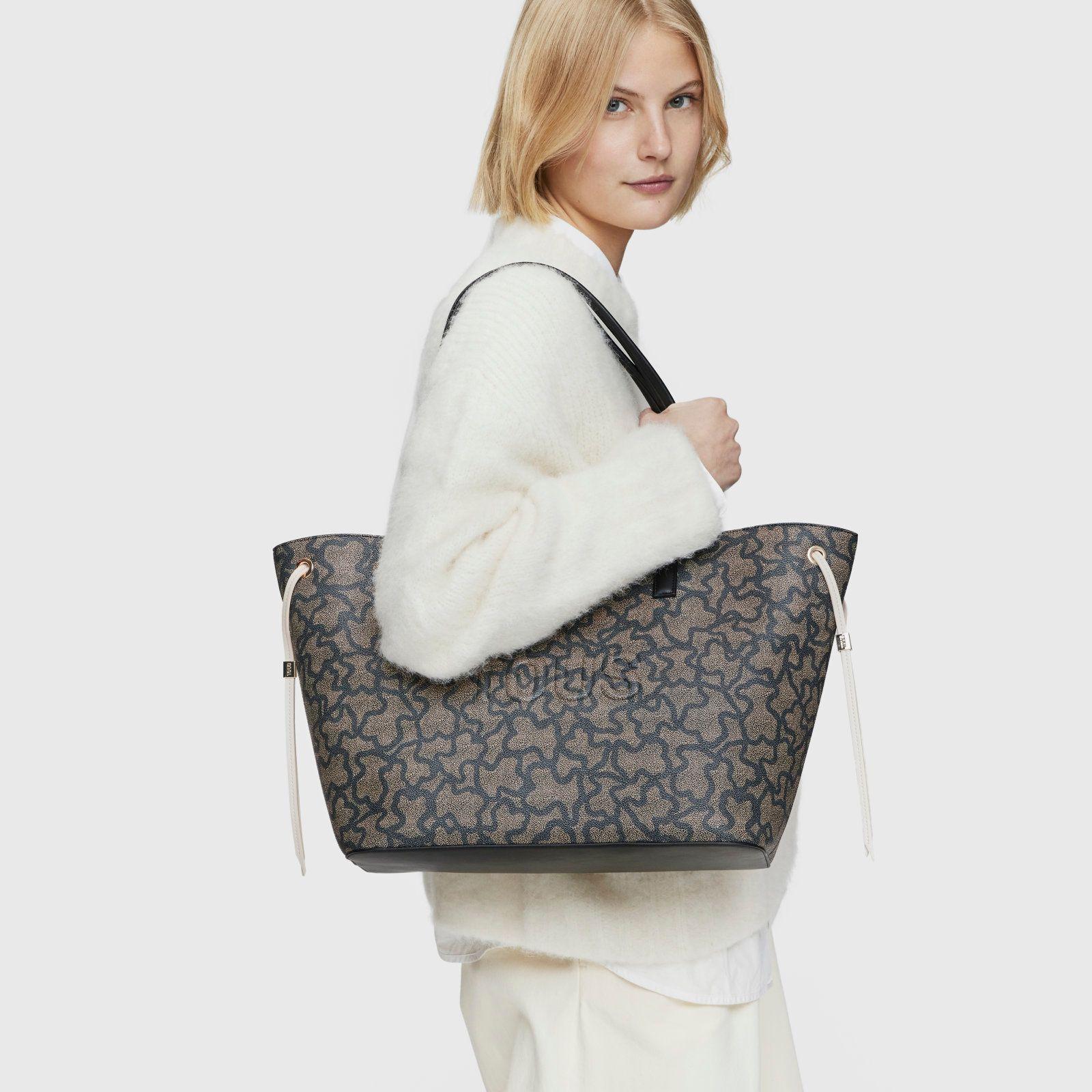 Capazo grande negro Kaos Icon Tous-5