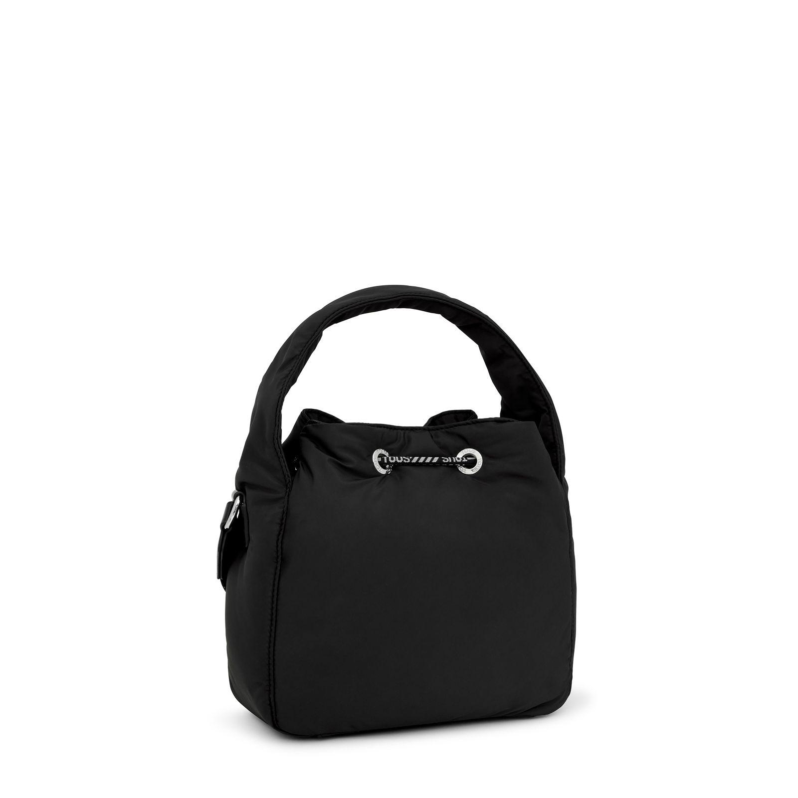 Bolso Bombonera negra TOUS Carol Soft-1