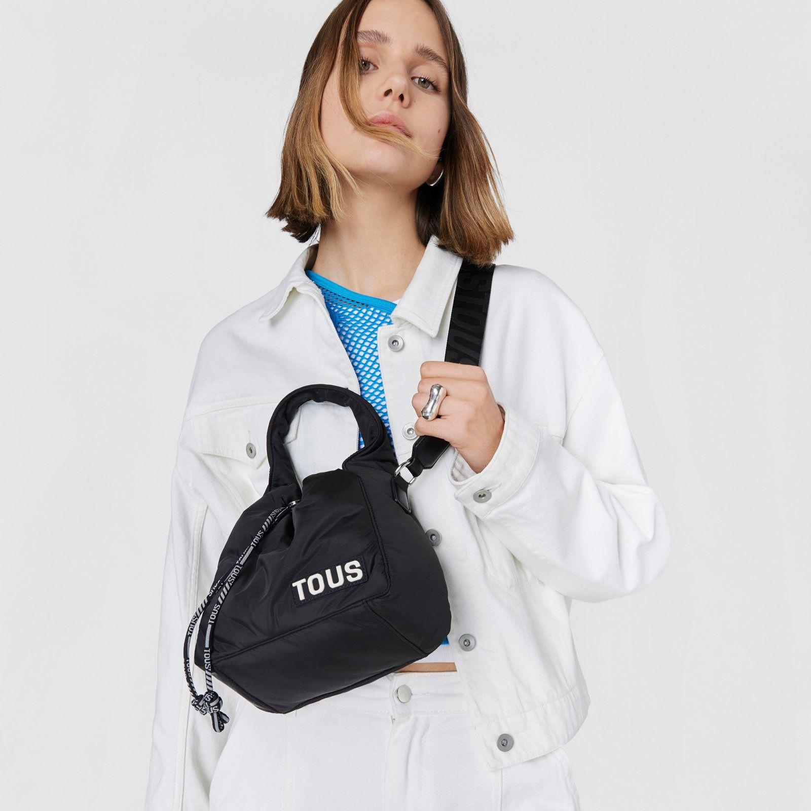 Bolso Bombonera negra TOUS Carol Soft-2