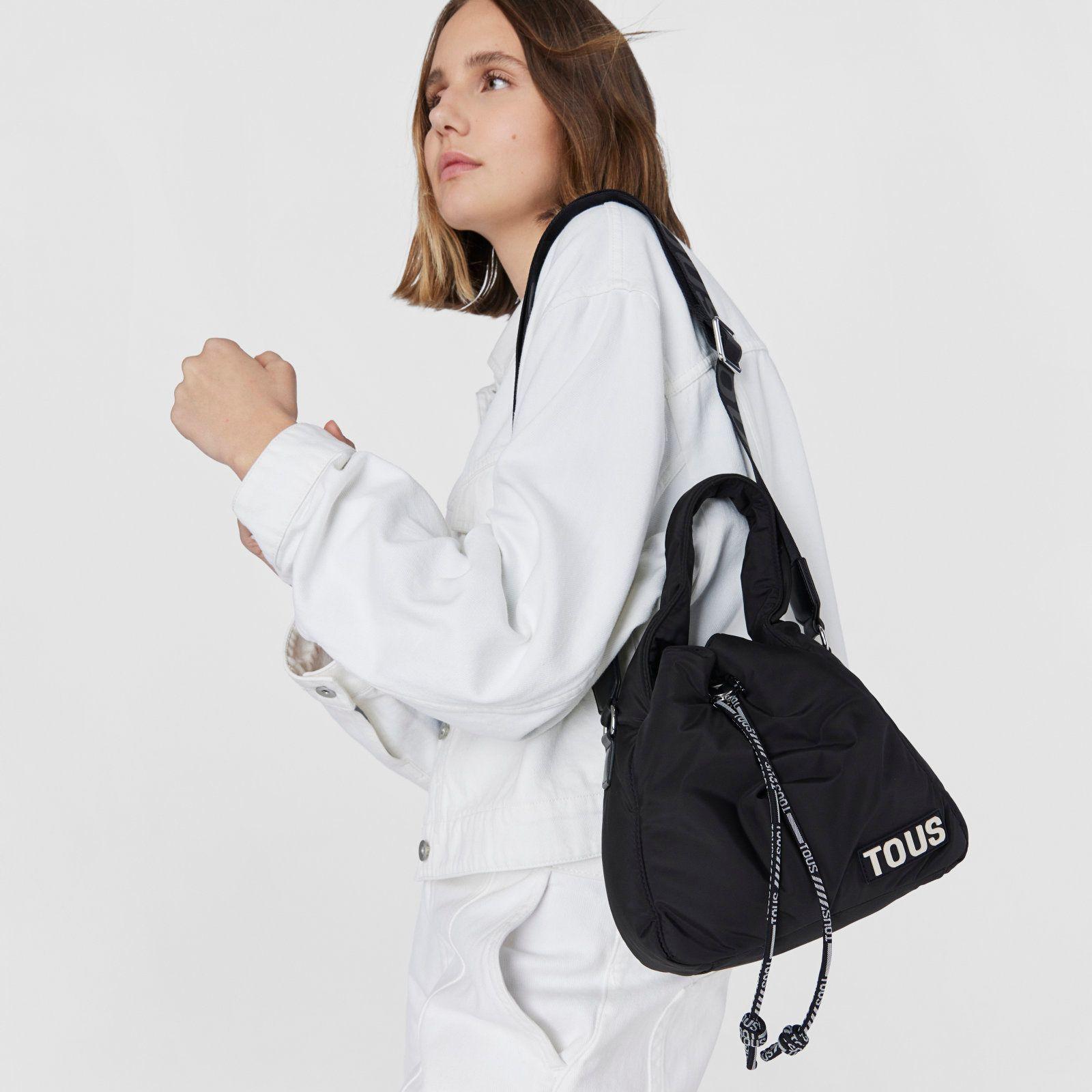 Bolso Bombonera negra TOUS Carol Soft-3