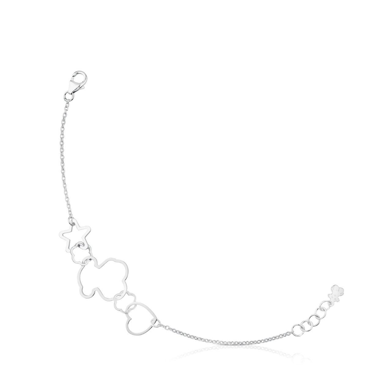 Pulsera Tous New Silueta de Plata-4