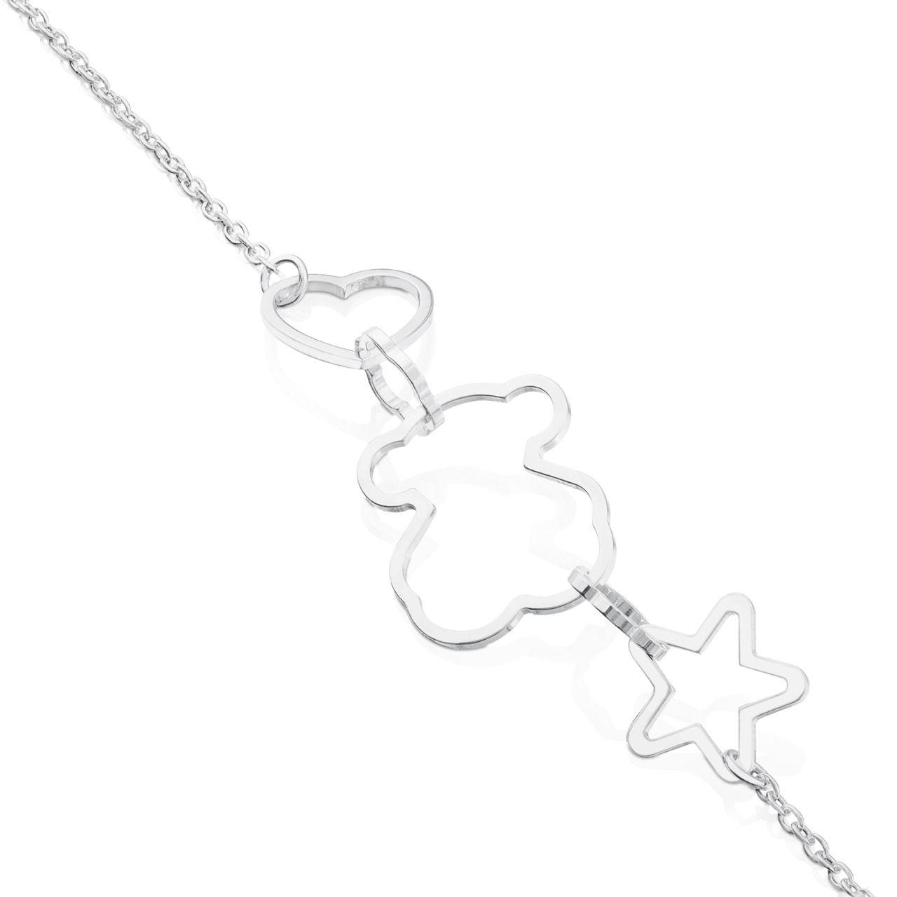 Pulsera Tous New Silueta de Plata-5