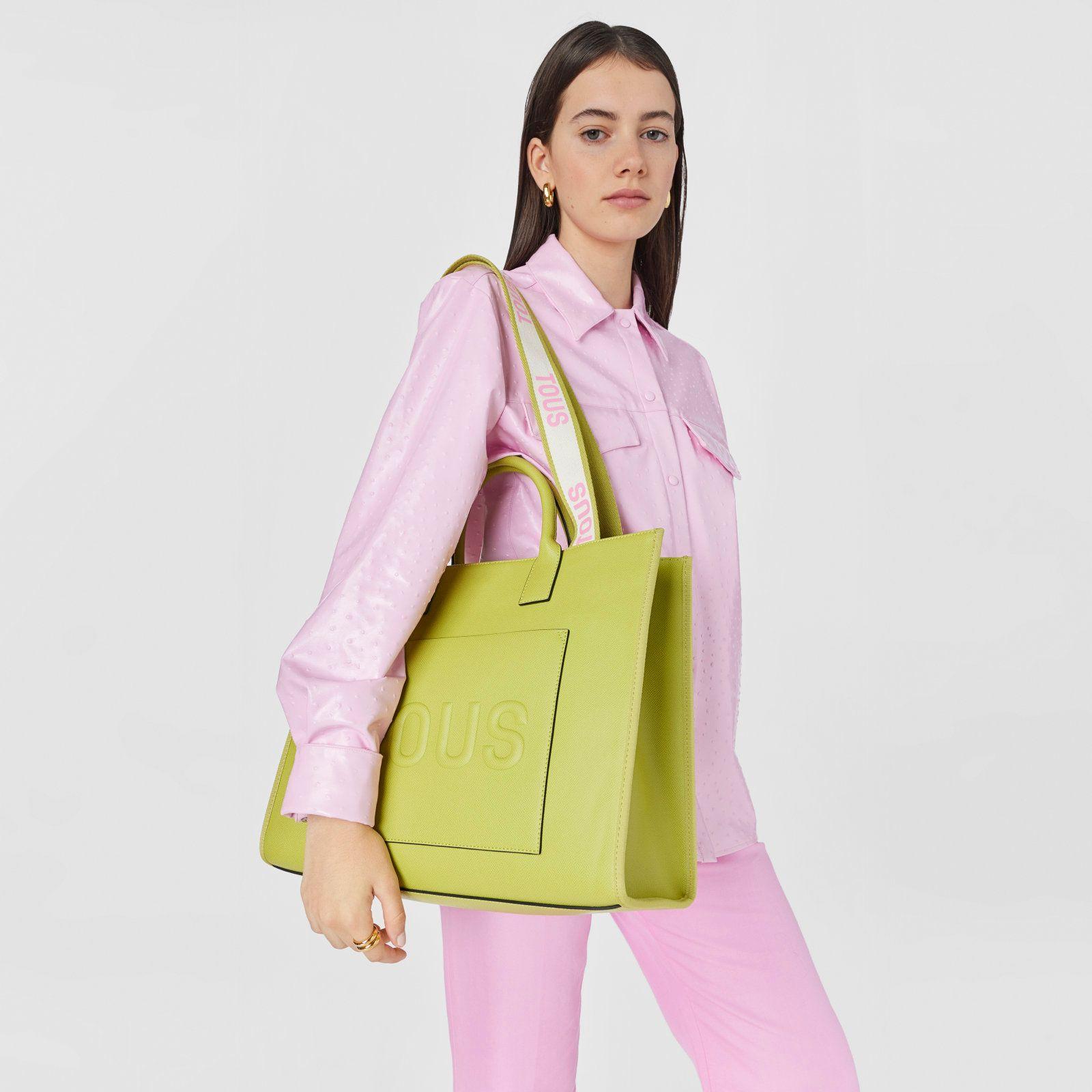 Bolso Shopping grande Amaya lima TOUS La Rue-2