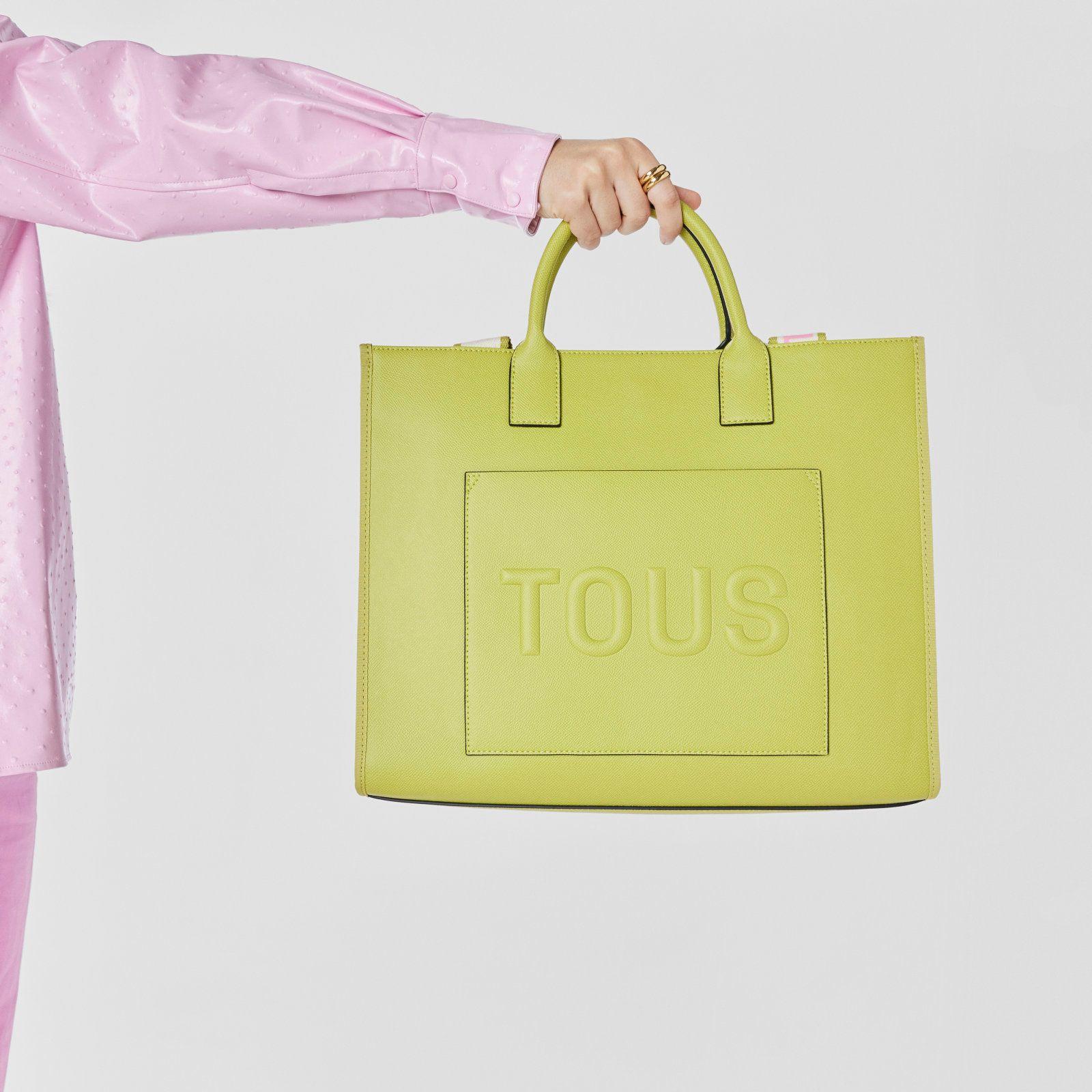 Bolso Shopping grande Amaya lima TOUS La Rue-3