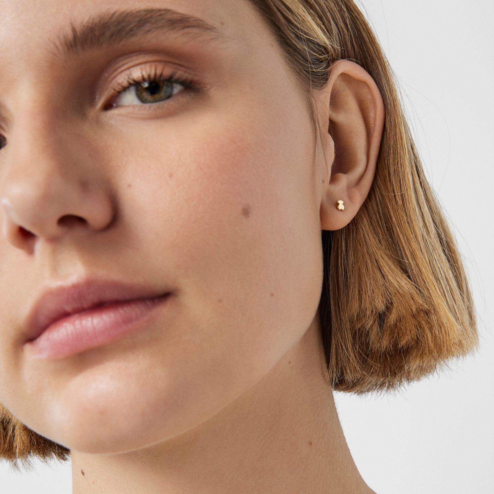 Pack de Piercings de oro, diamante y perla TOUS Pearl-5