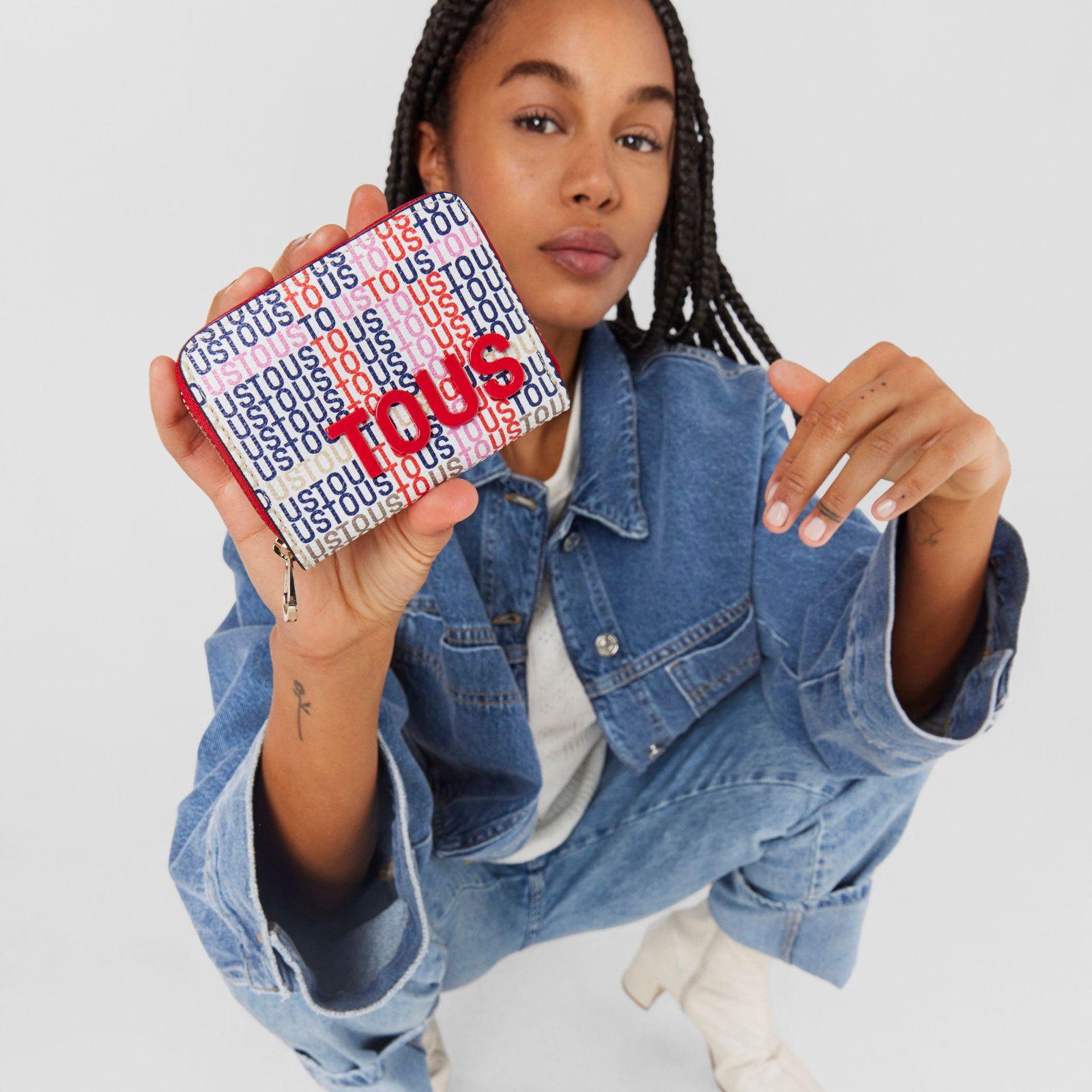 Monedero beige y rojo TOUS Cecilia-2