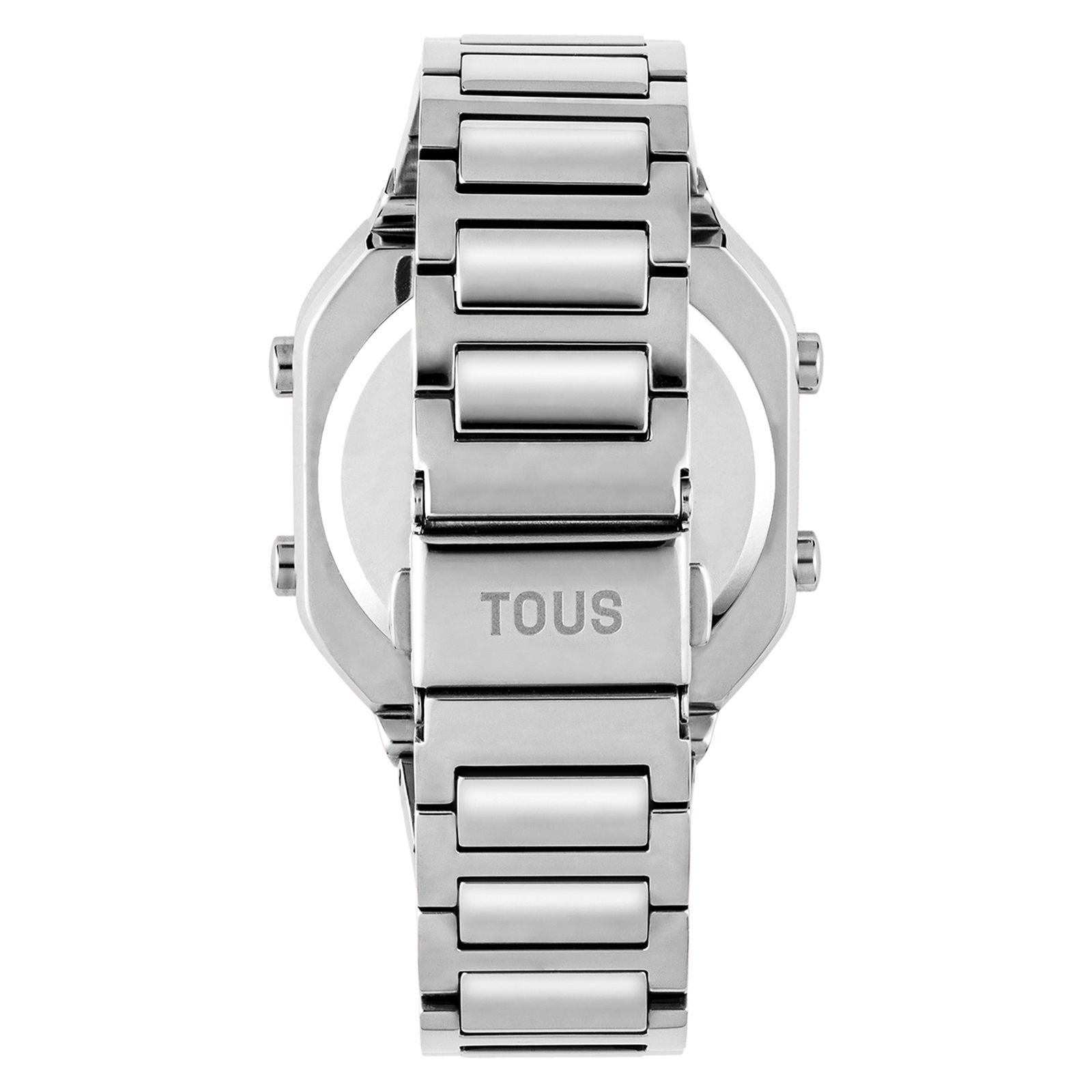Reloj digital con brazalete de acero SS D-BEAR-2