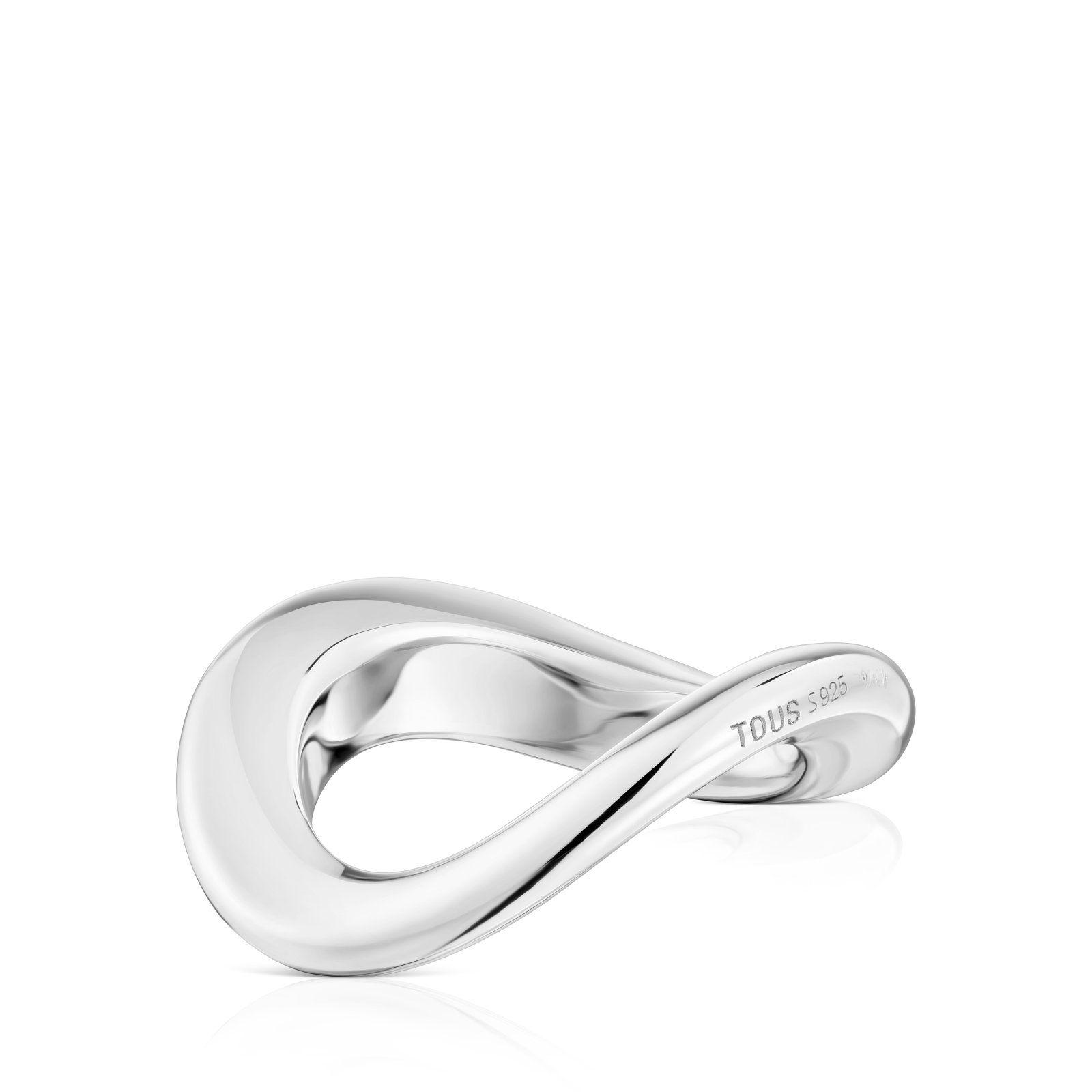 Anillo pequeño de plata Galia Basics-2