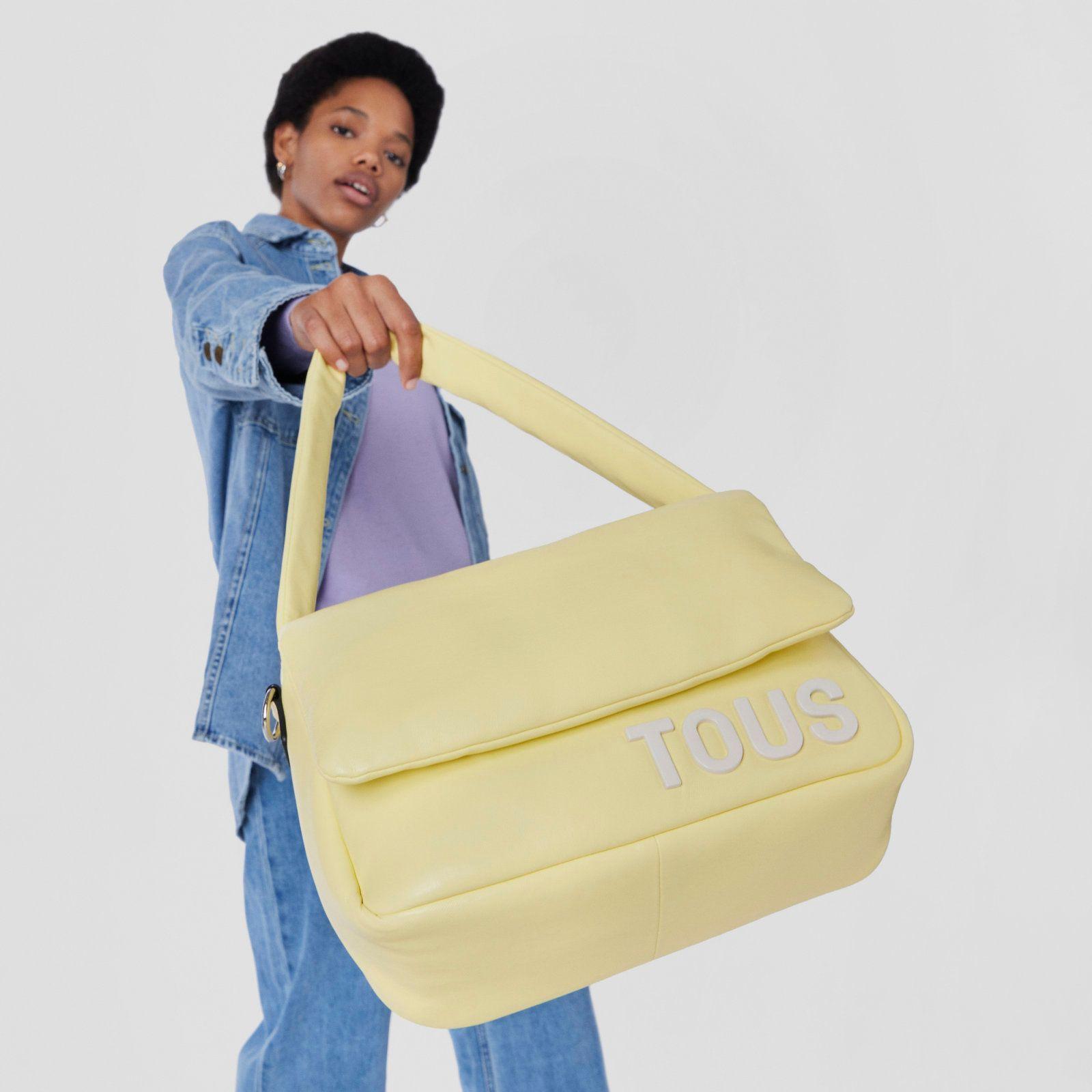 Bandolera mediana amarilla Carol Tous-3