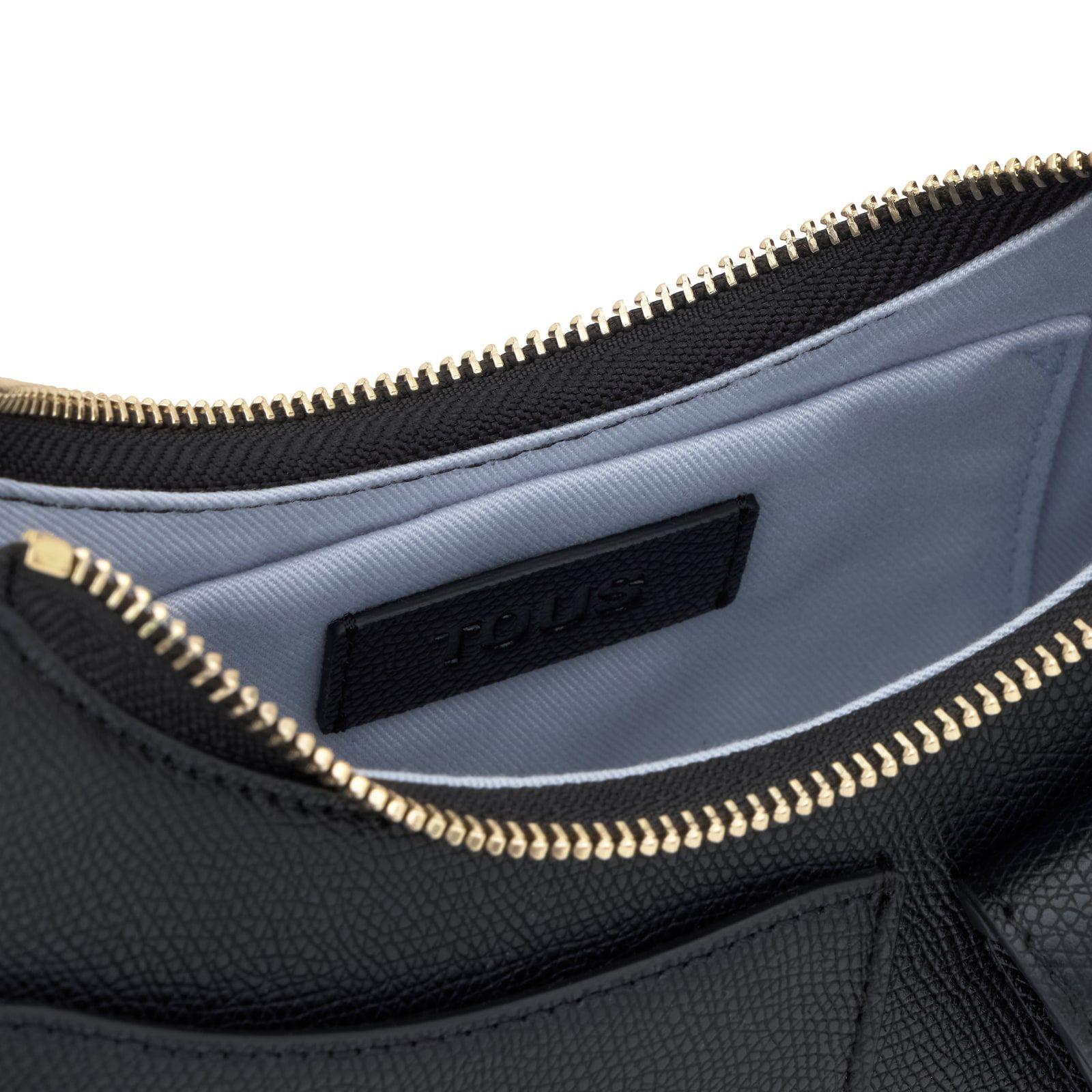 Bolso de hombro negro TOUS Back to basics-1