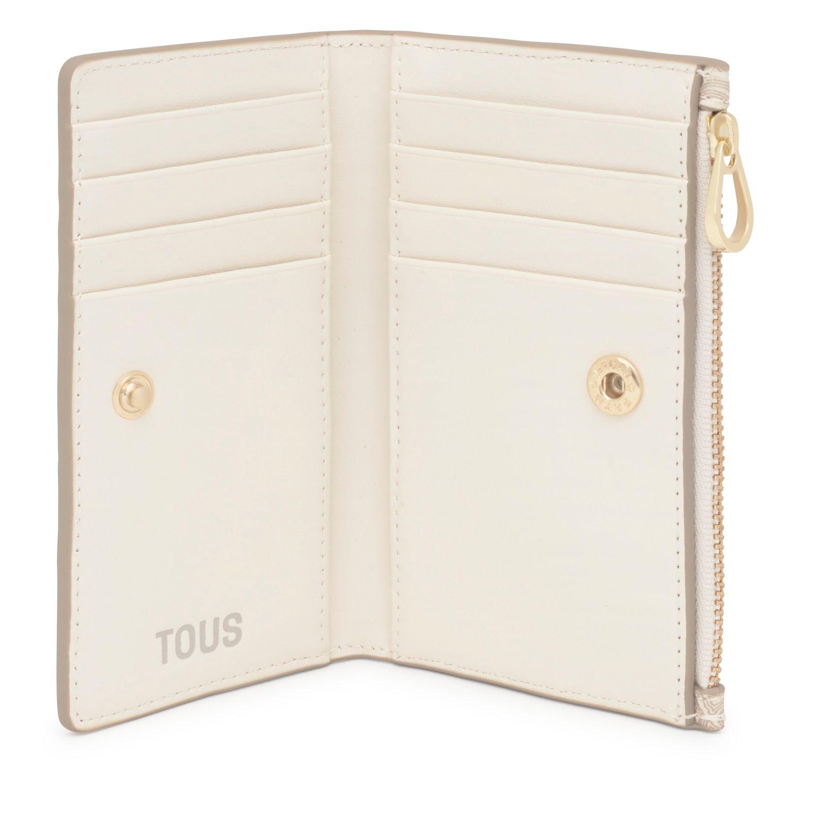 Cartera beige Kaos Mini Lines-2