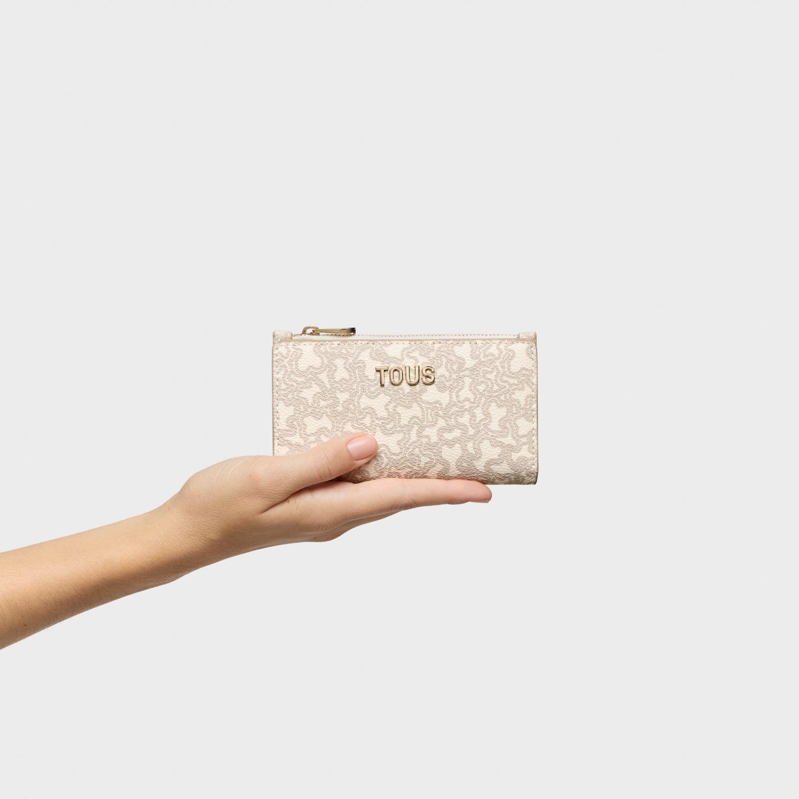 Cartera beige Kaos Mini Lines-3
