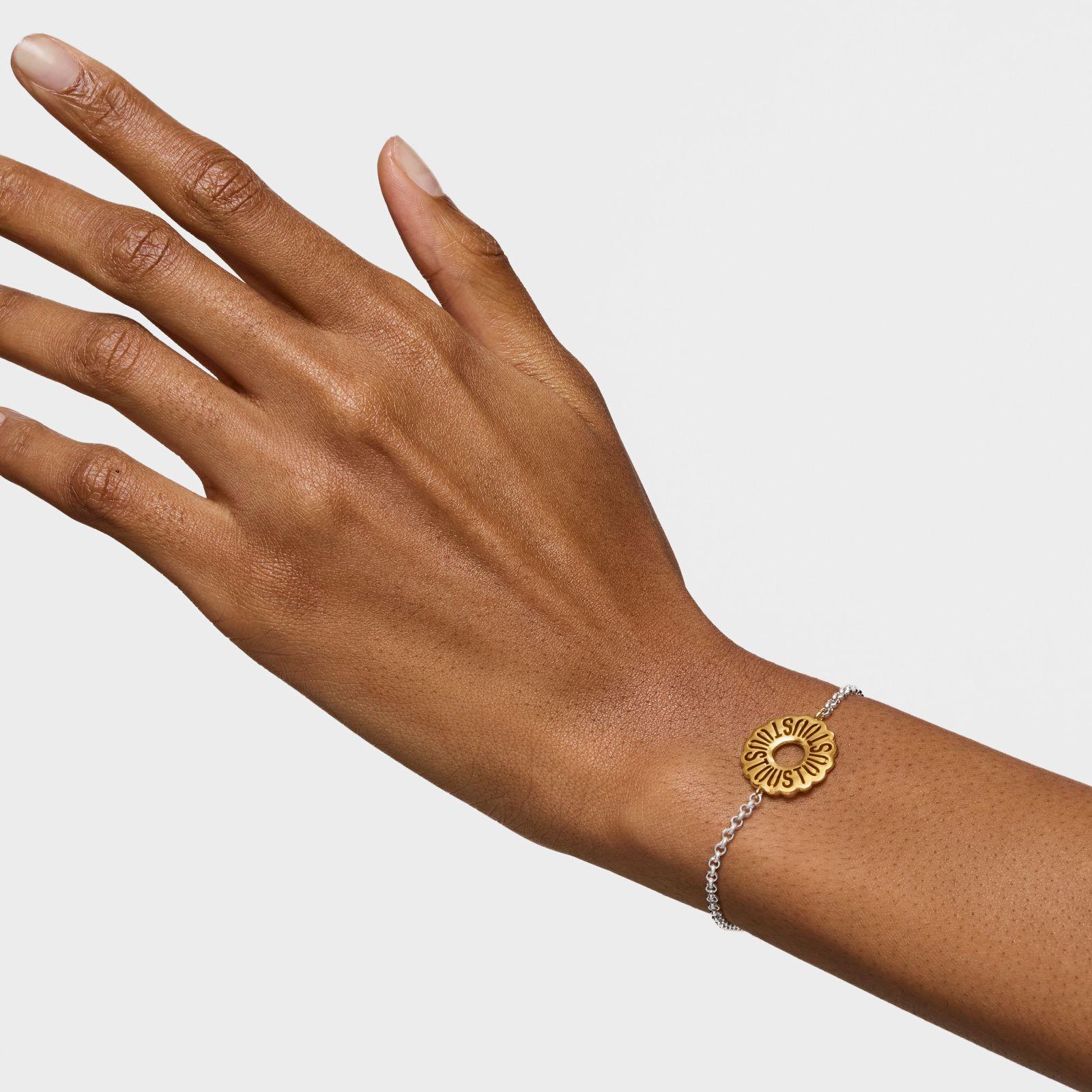 Pulsera cadena bicolor Miranda-5