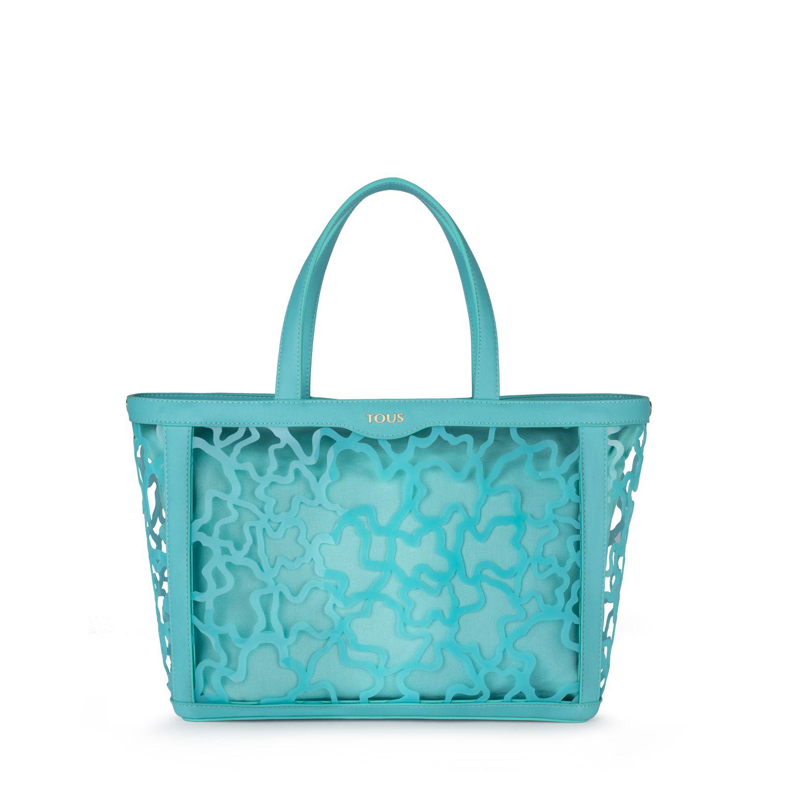 Bolsa mediana Kaos Shock Reversible coral-menta-6