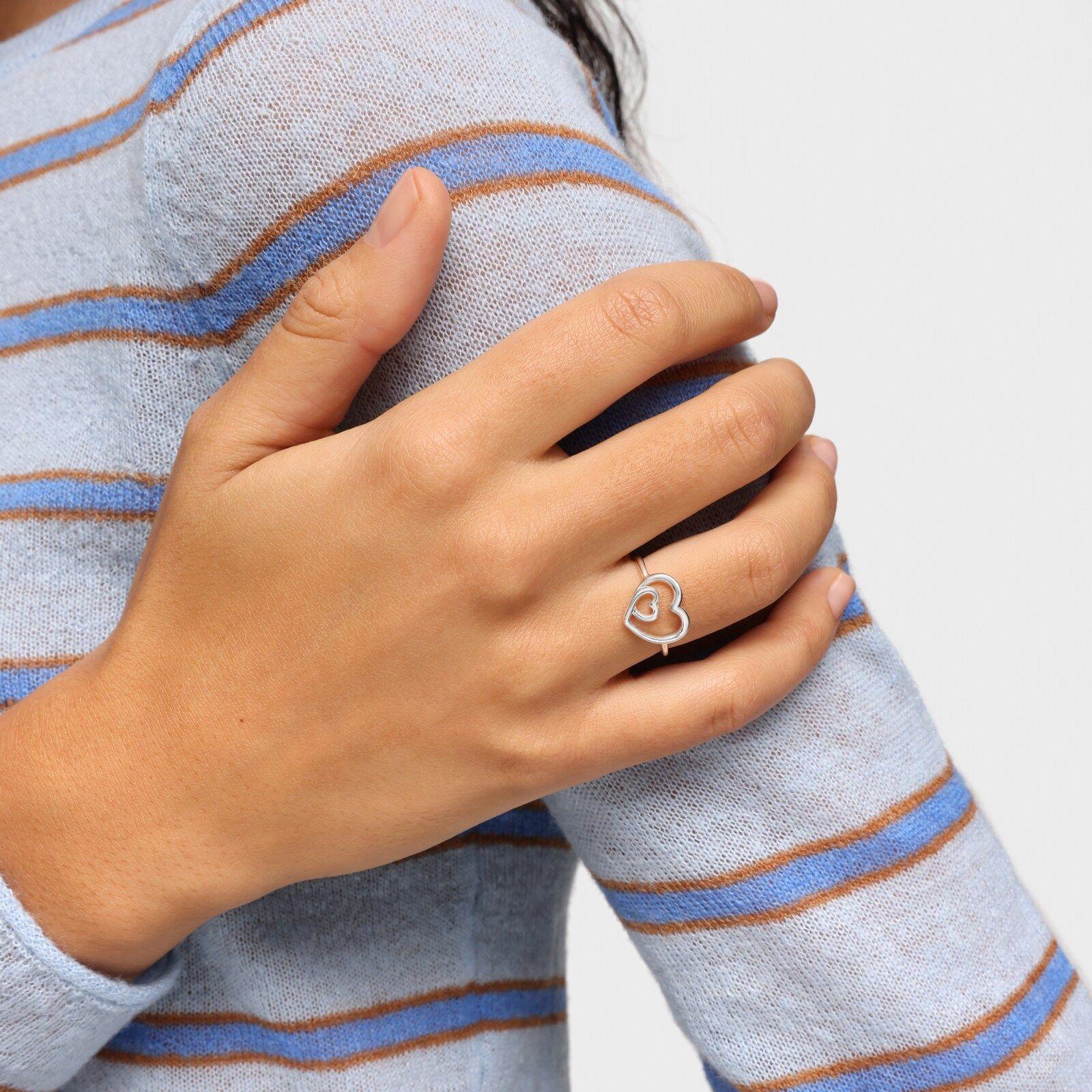 Anillo silueta de plata TOUS Flechazo-3