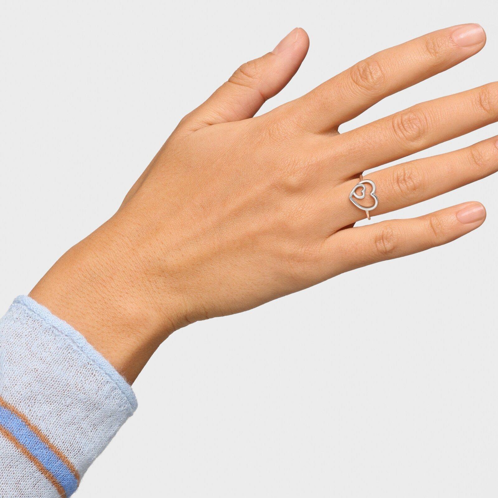 Anillo silueta de plata TOUS Flechazo-5