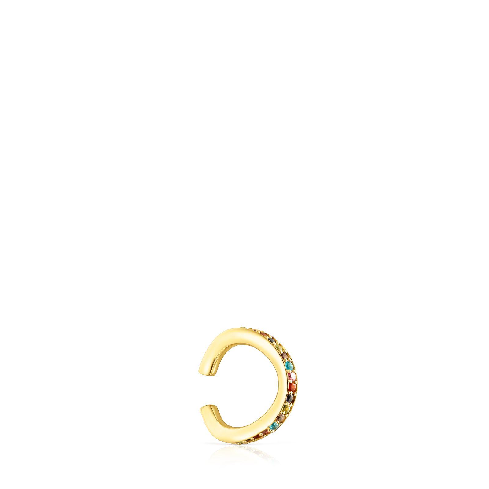 Aro Earcuff de plata vermeil y gemas TOUS Vibrant Colors-0