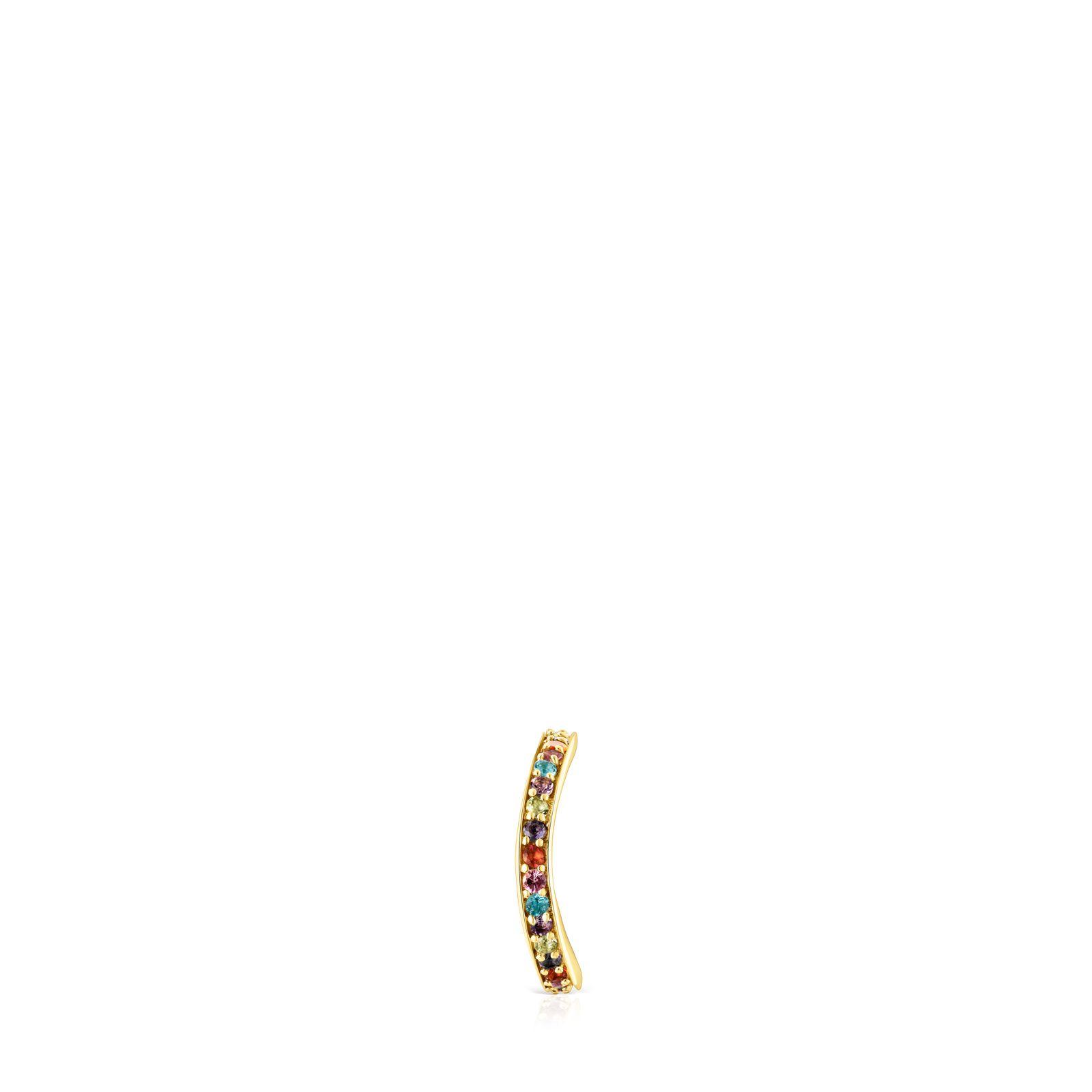 Aro Earcuff de plata vermeil y gemas TOUS Vibrant Colors-1