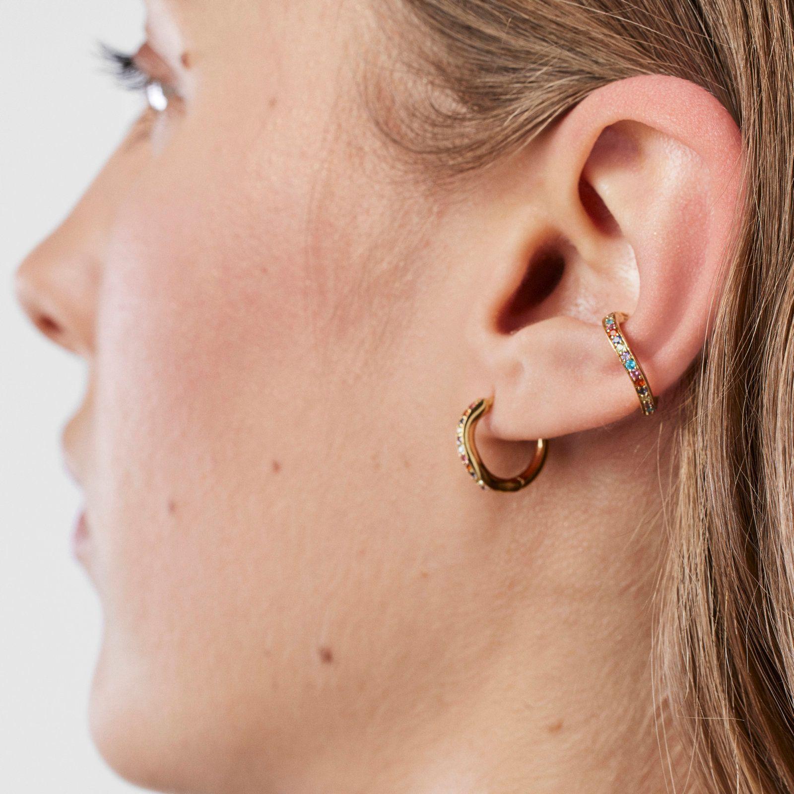 Aro Earcuff de plata vermeil y gemas TOUS Vibrant Colors-5