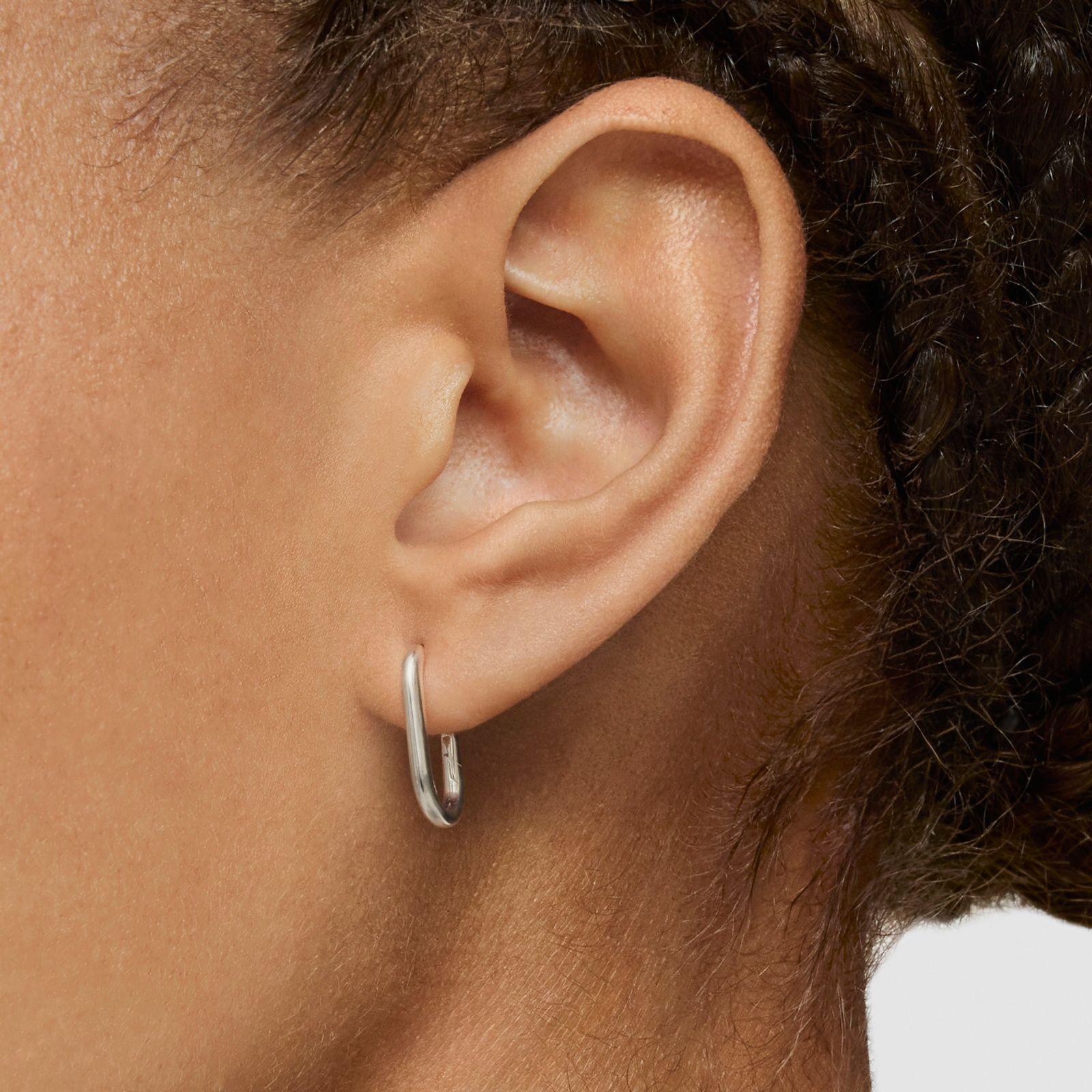 Aros de aro pequeños motivo oso bicolor Sweet Dolls-5