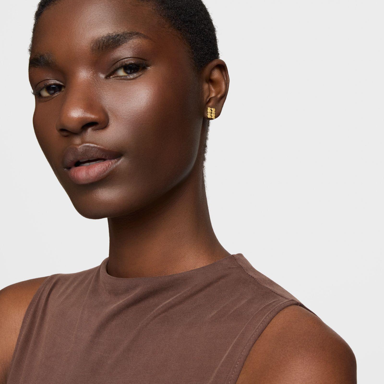 Aros con baño de oro 18 kt sobre plata TOUS Sweet 40s-3