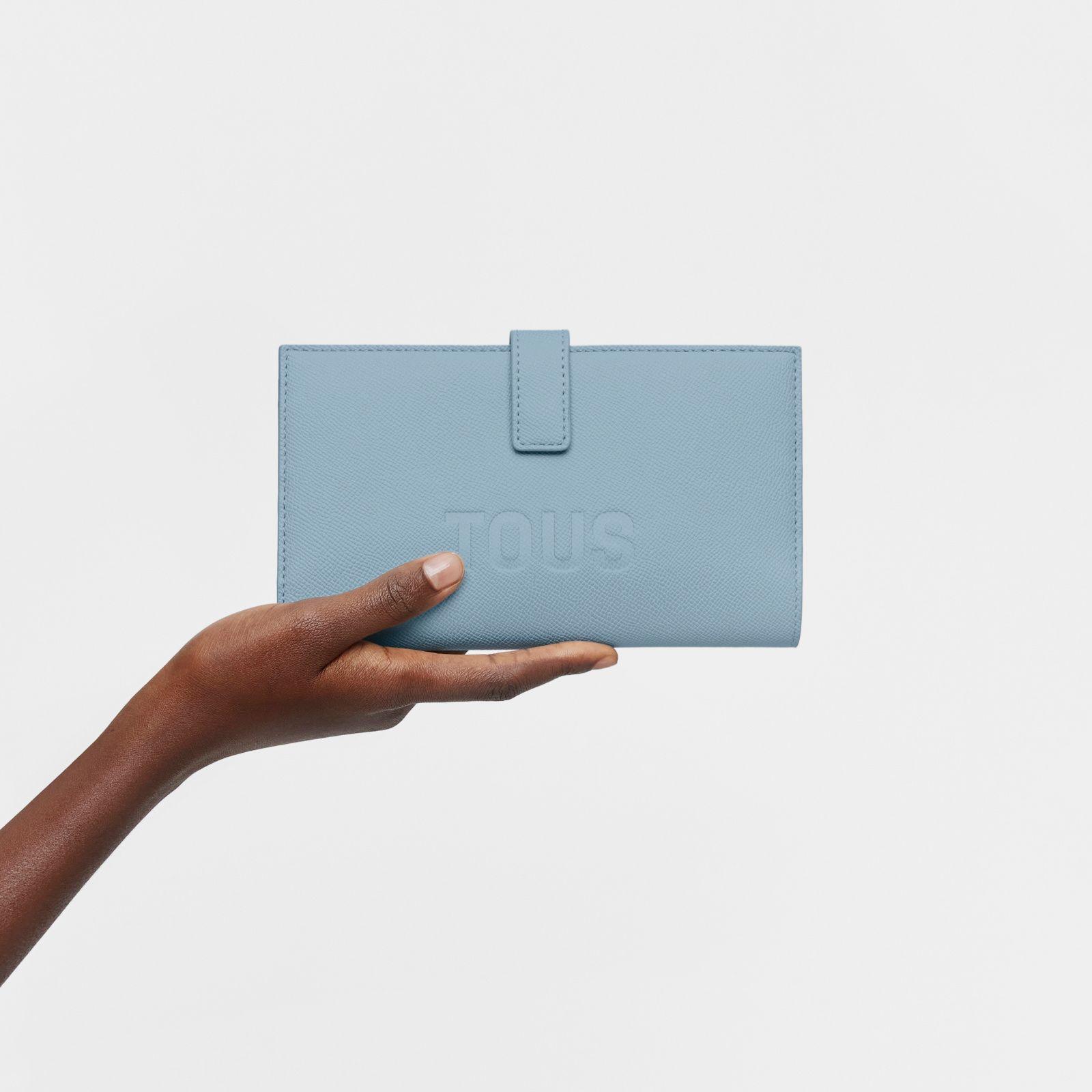 Billetera grande azul TOUS Halfmoon-4