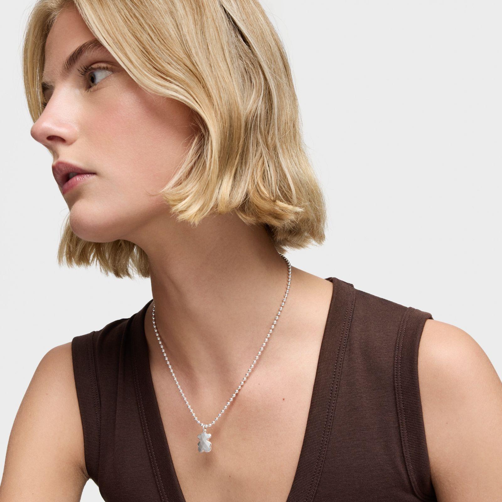 Colgante oso de plata Icon Metal-3