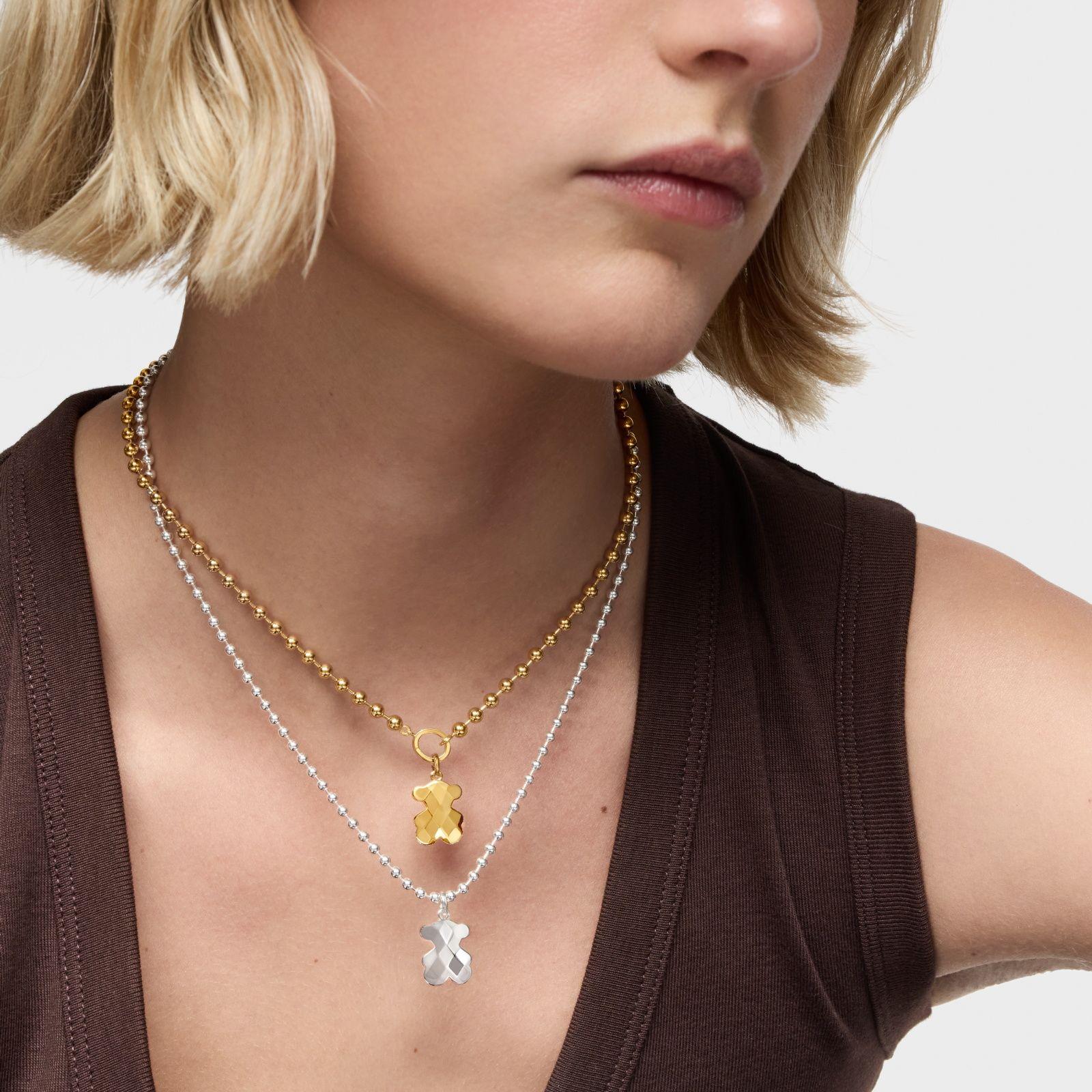 Colgante oso de plata Icon Metal-4