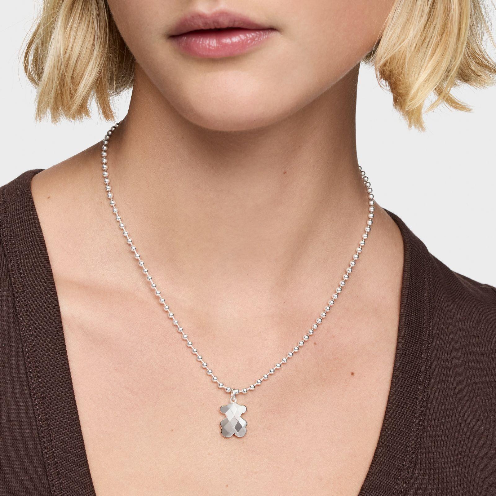 Colgante oso de plata Icon Metal-5