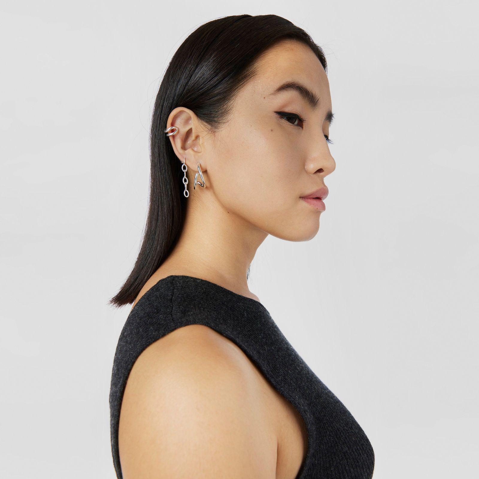 Aros aro de plata Bent Tous-3
