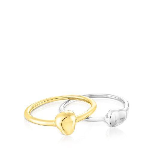 Anillos plata y plata vermeil Joy Bits Tous-0