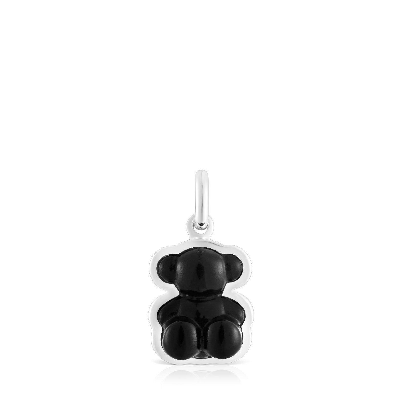 Colgante oso de plata con ónix Bold Bear Tous-0