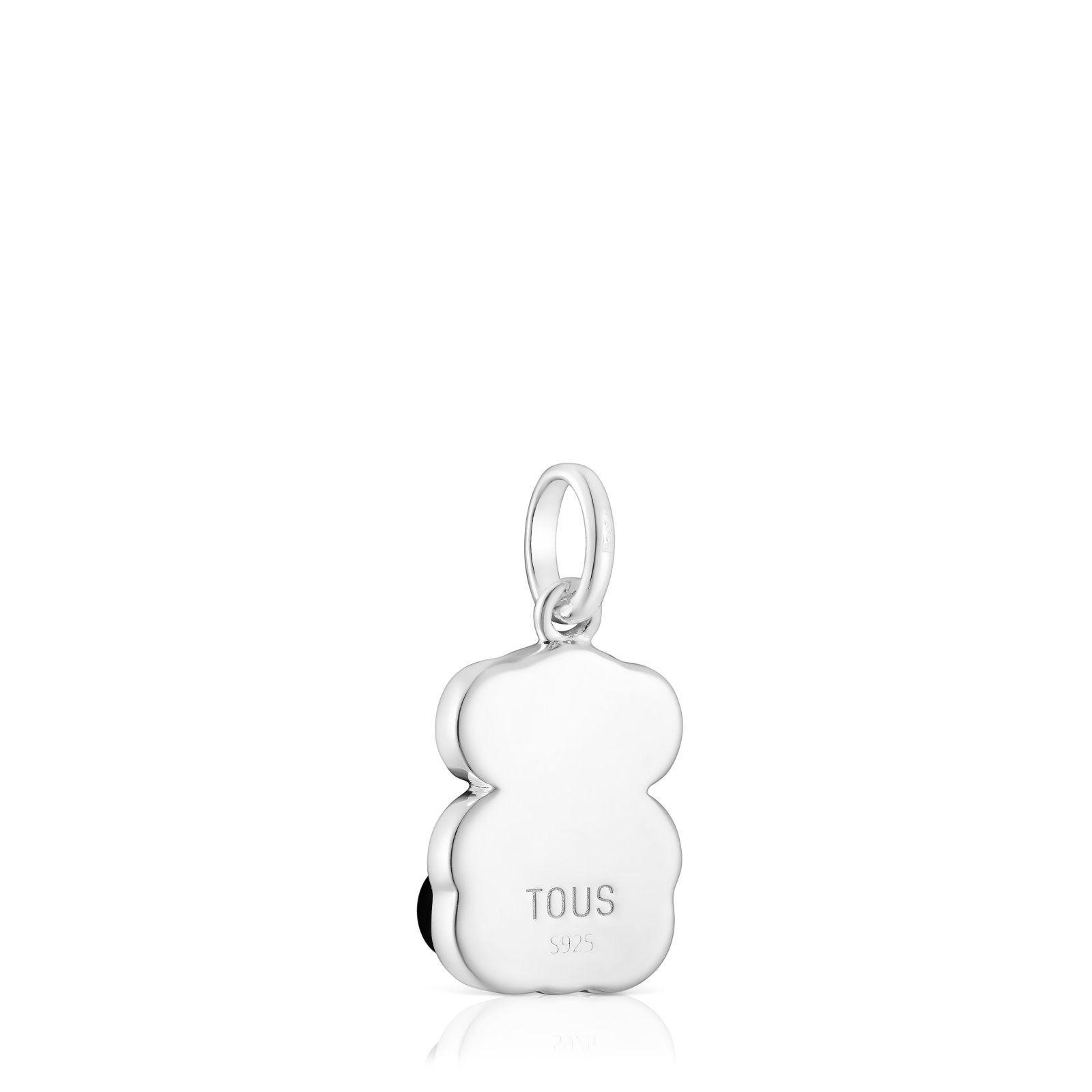 Colgante oso de plata con ónix Bold Bear Tous-2