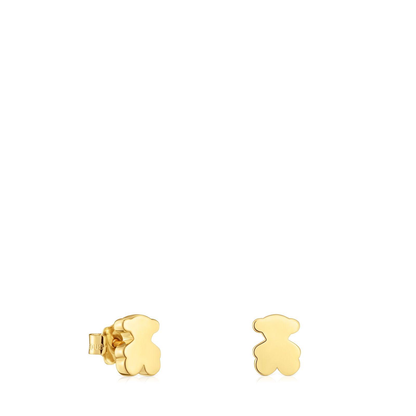 Pendientes oso de oro 8 mm Sweet Dolls-0