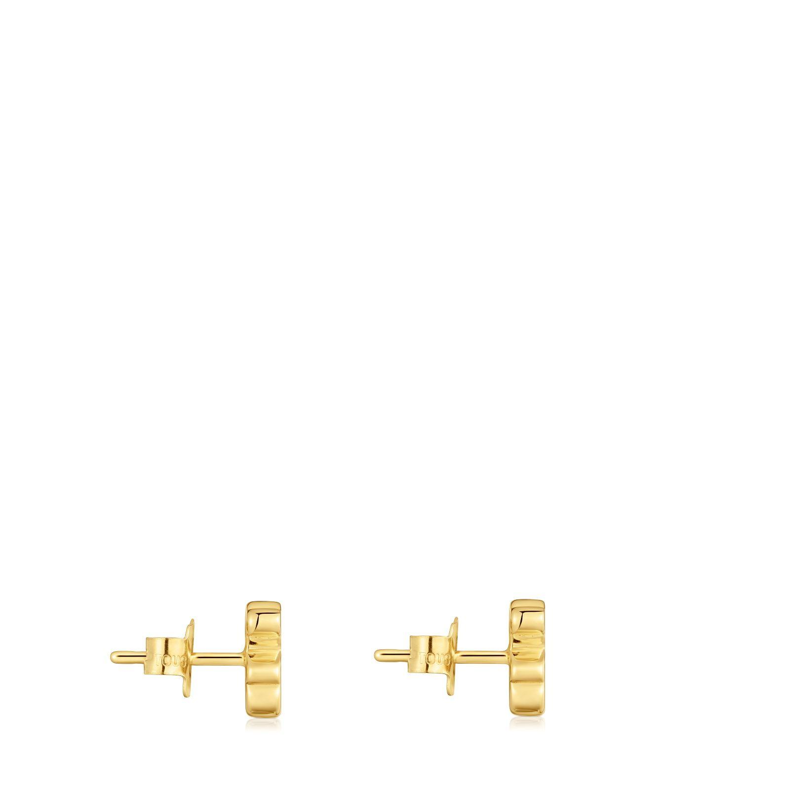 Pendientes oso de oro 8 mm Sweet Dolls-1