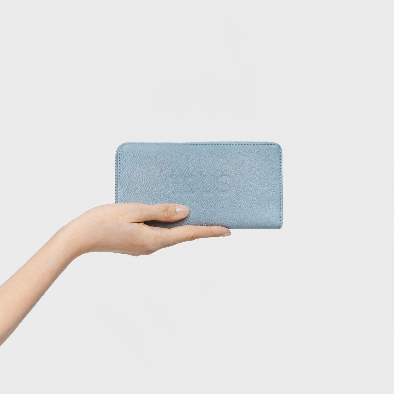 Billetera mediana azul TOUS Halfmoon-3