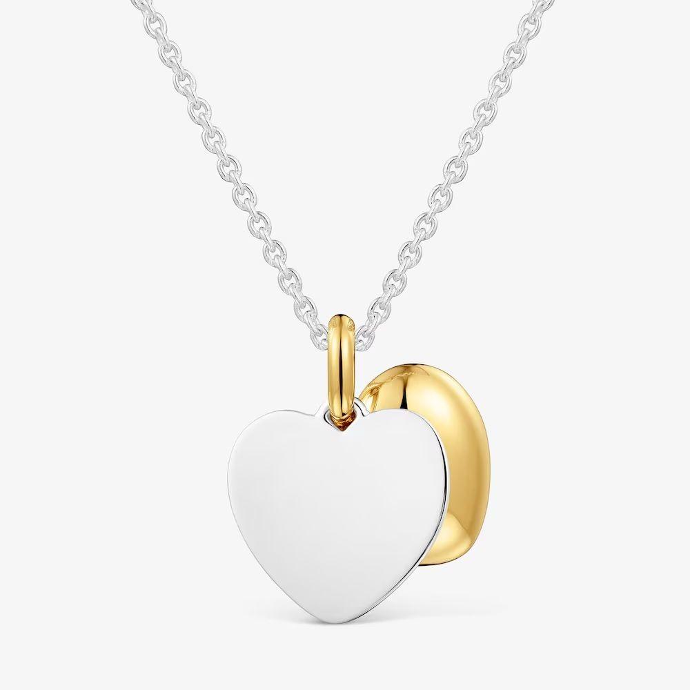 Collar bicolor doble corazón 11 mm TOUS Flechazo-3