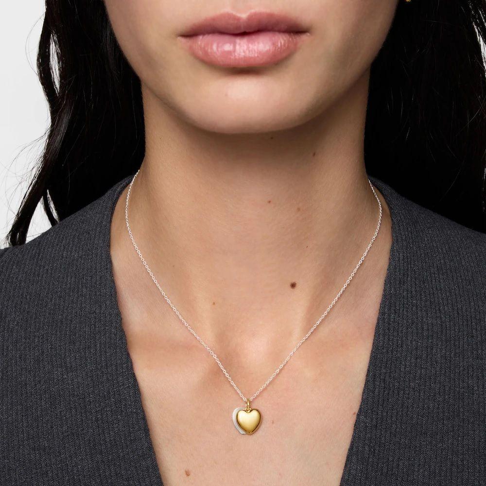 Collar bicolor doble corazón 11 mm TOUS Flechazo-6
