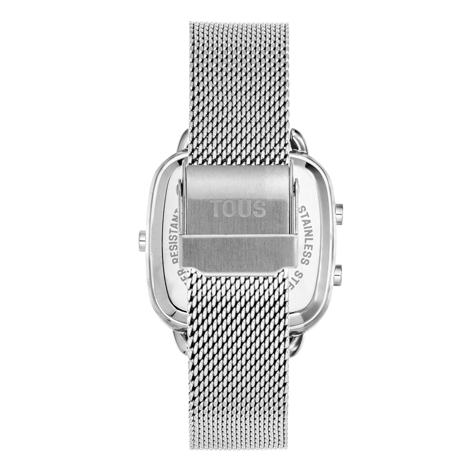 Reloj digital con brazalete de acero D-Logo New-2