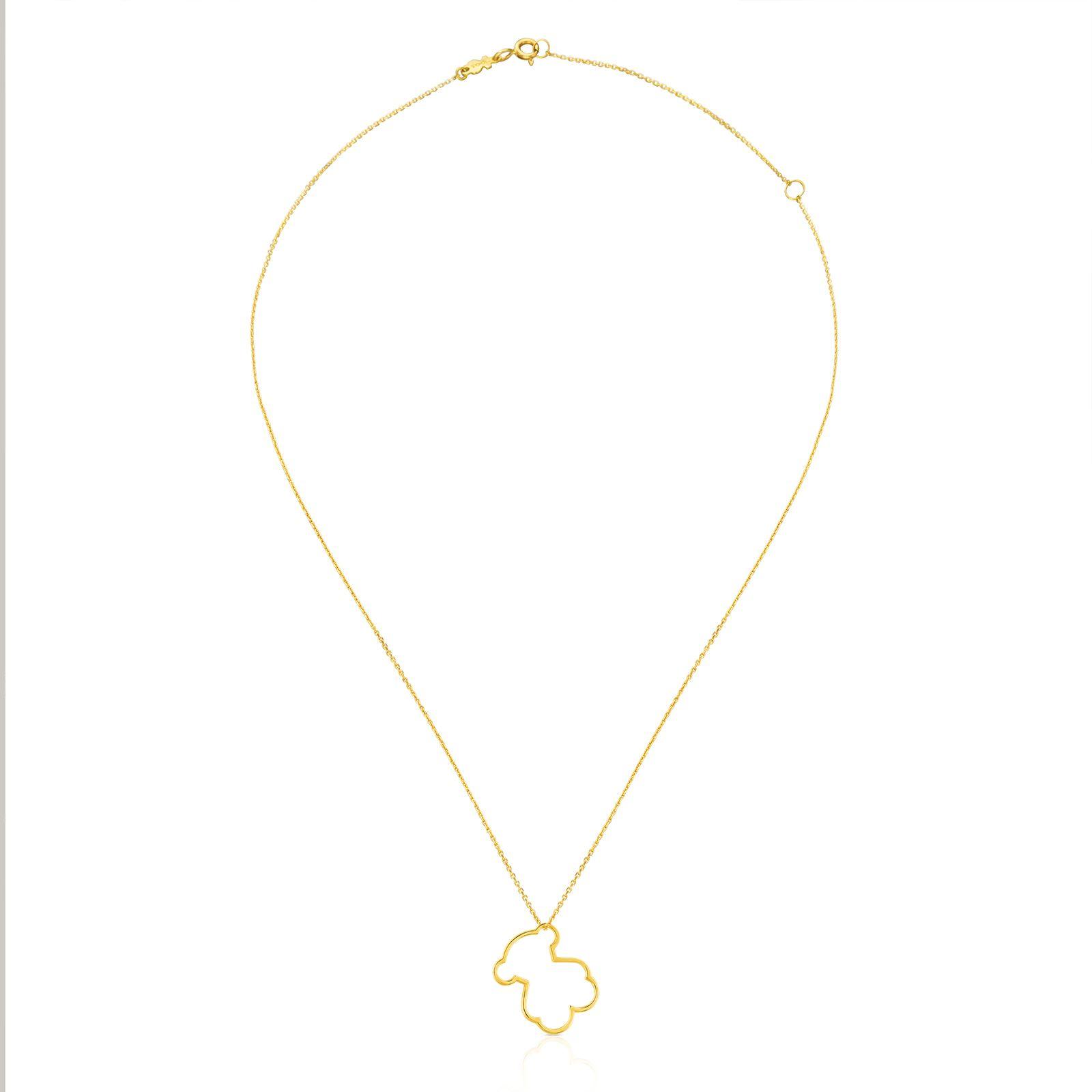 Collar Tous Silueta de Oro-2
