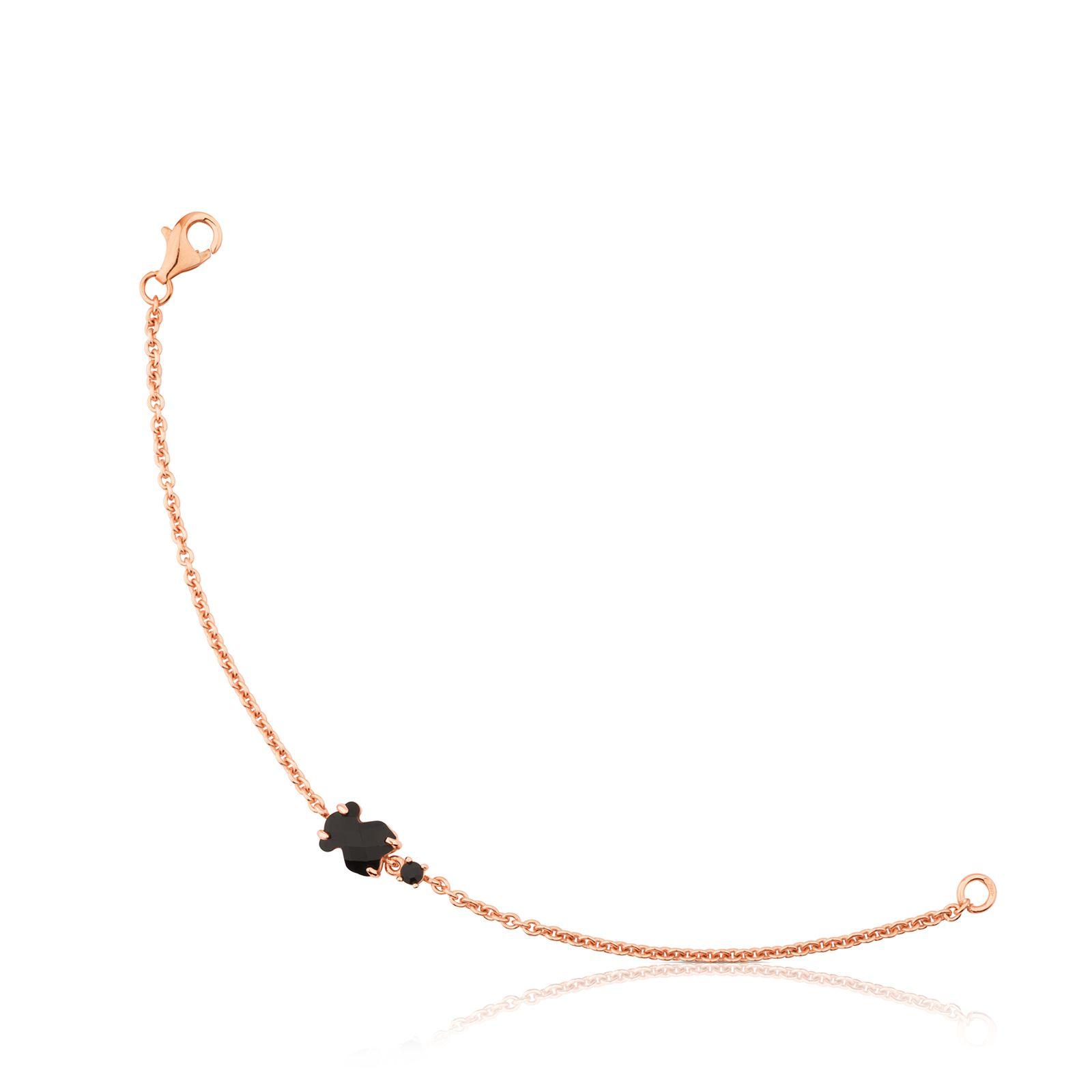 Pulsera Tous Erma de Plata Vermeil rosa-0