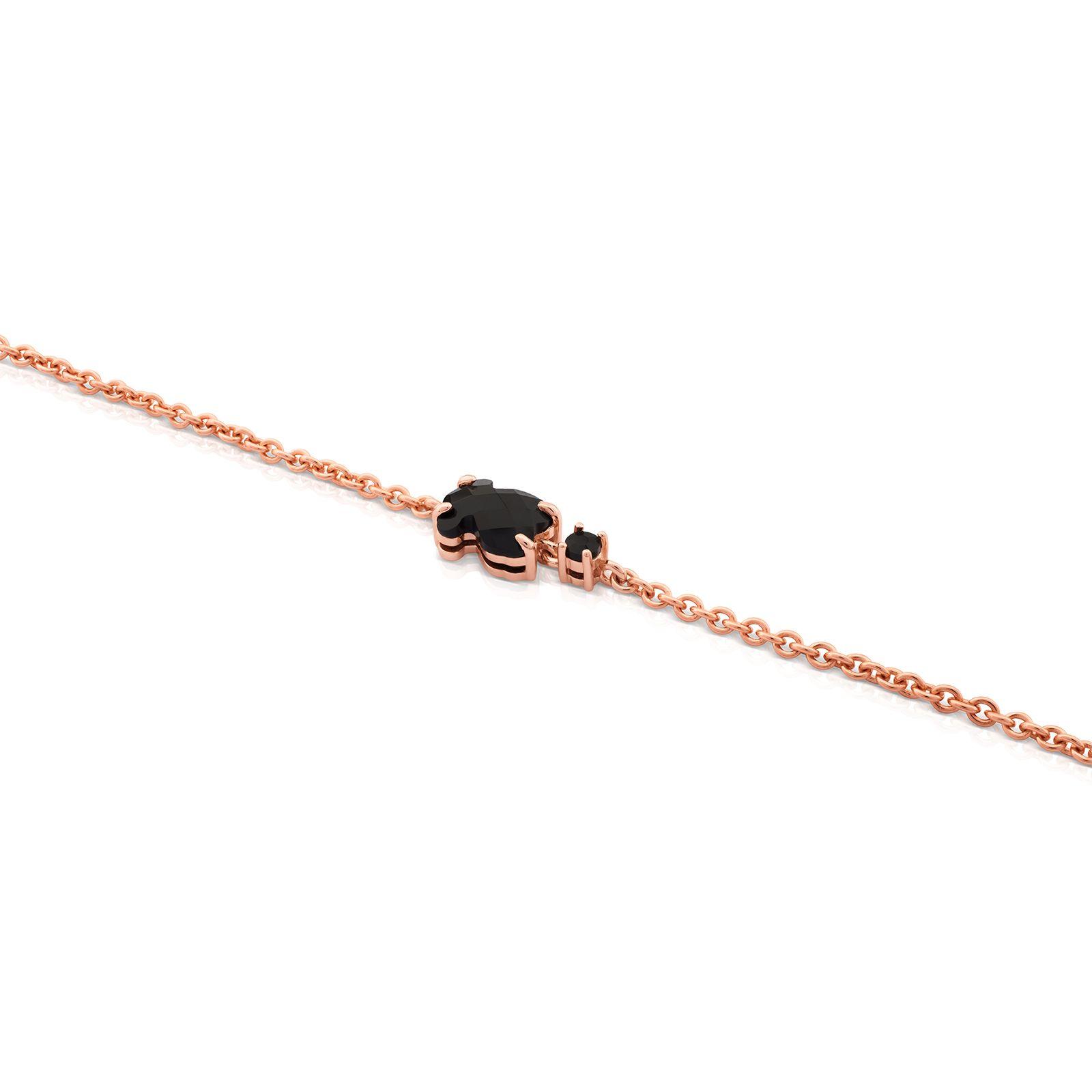 Pulsera Tous Erma de Plata Vermeil rosa-2