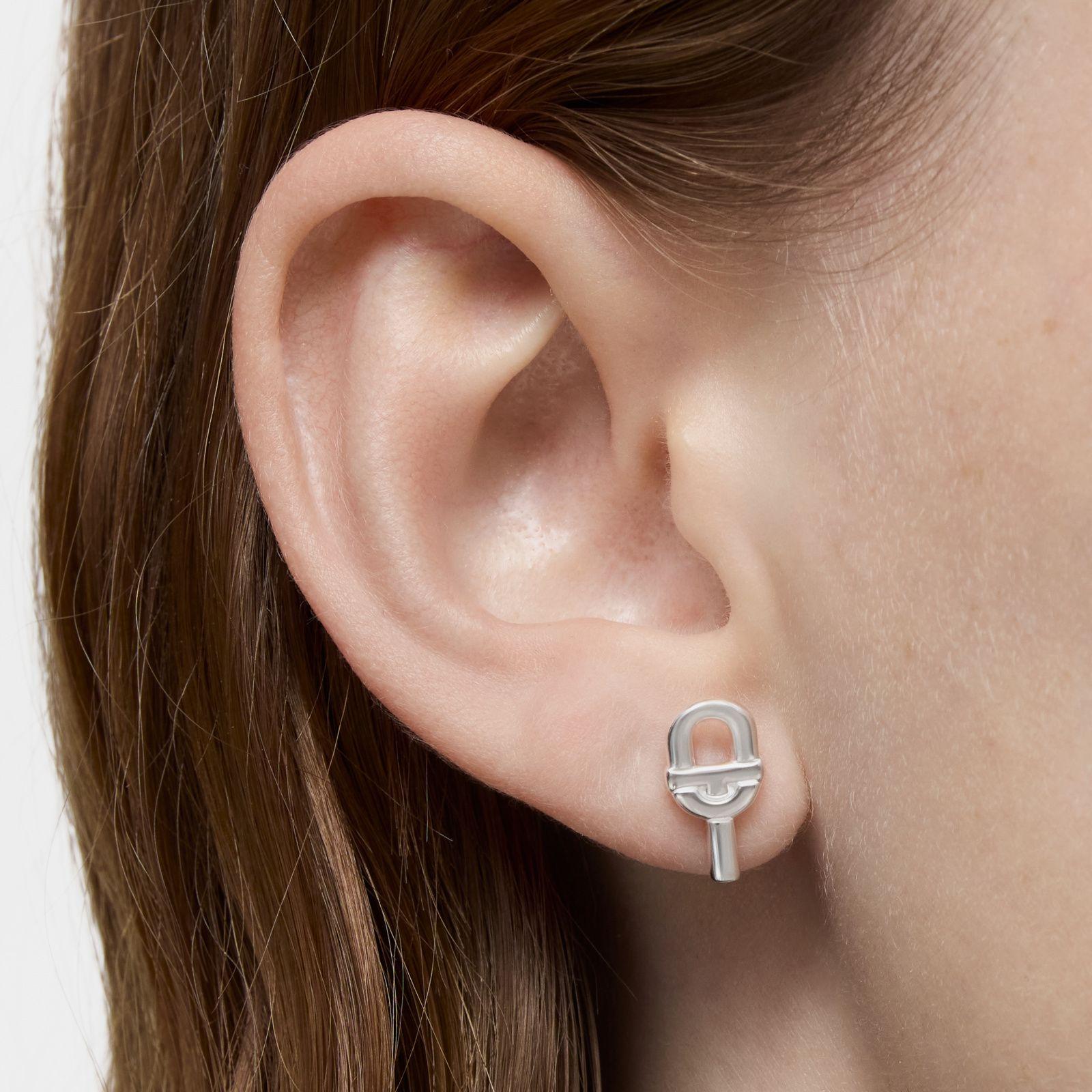 Pendientes pequeños de plata 14 mm TOUS MANIFESTO-5