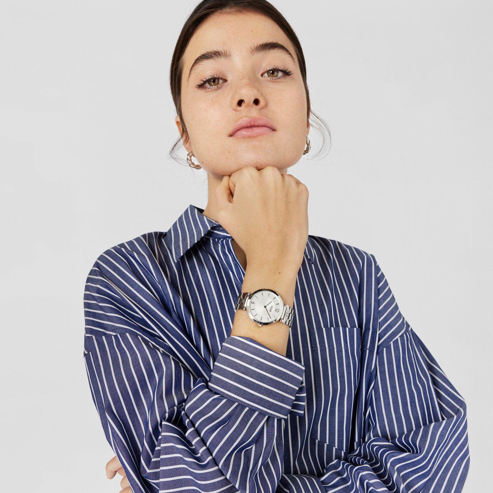 Reloj analógico con brazalete de acero S-Band Tous-3