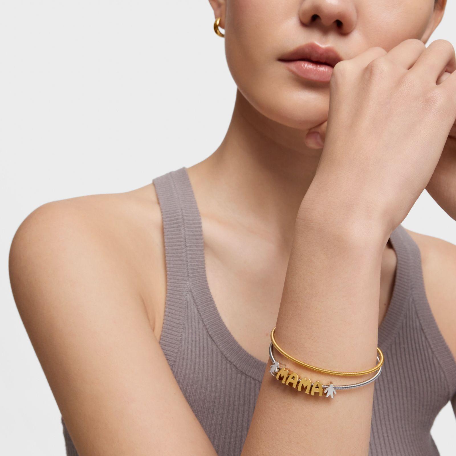 Pack charms TOUS Mama con baño de oro 18 kt sobre plata-5