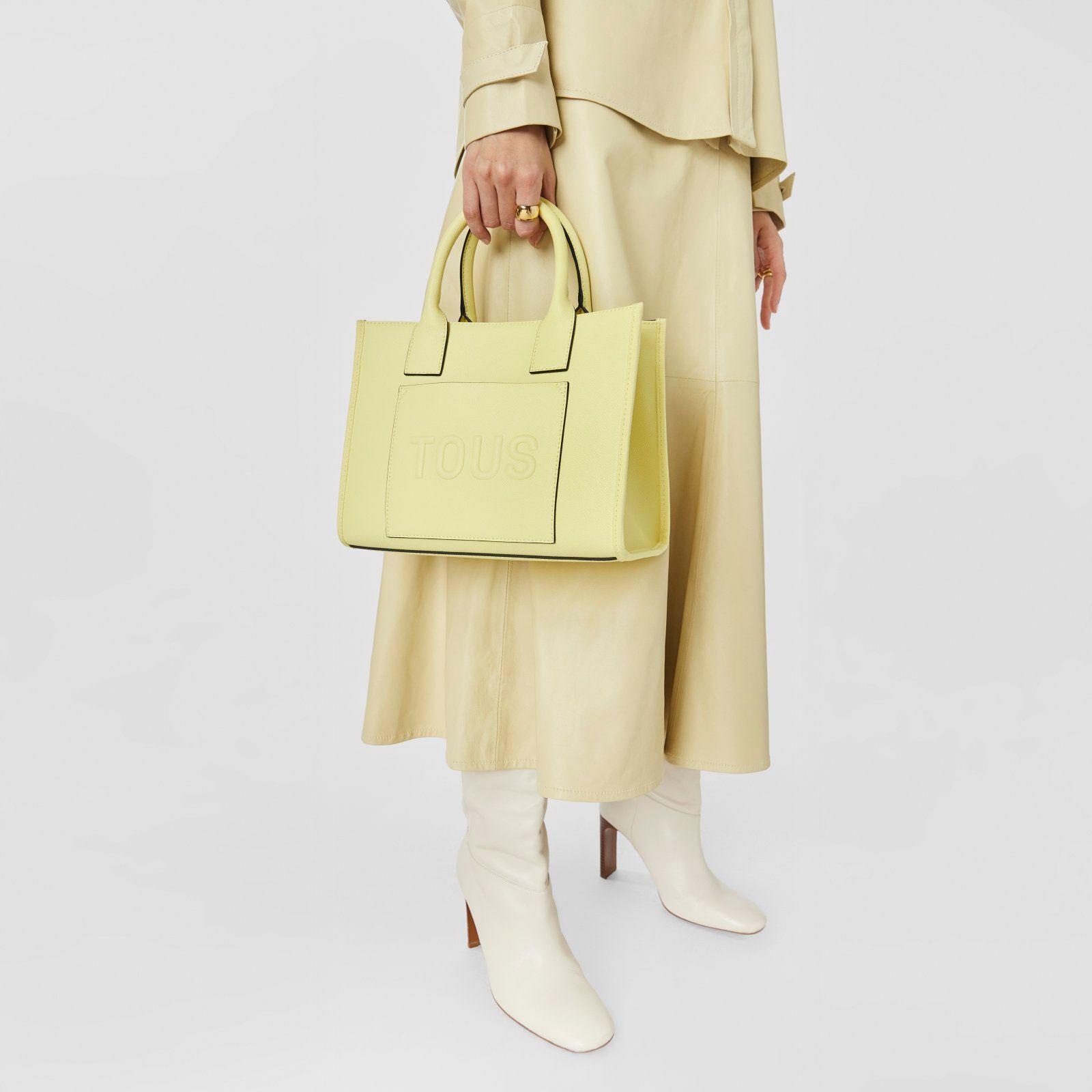 Bolso Shopping mediano Amaya amarillo a Rue Tous-3