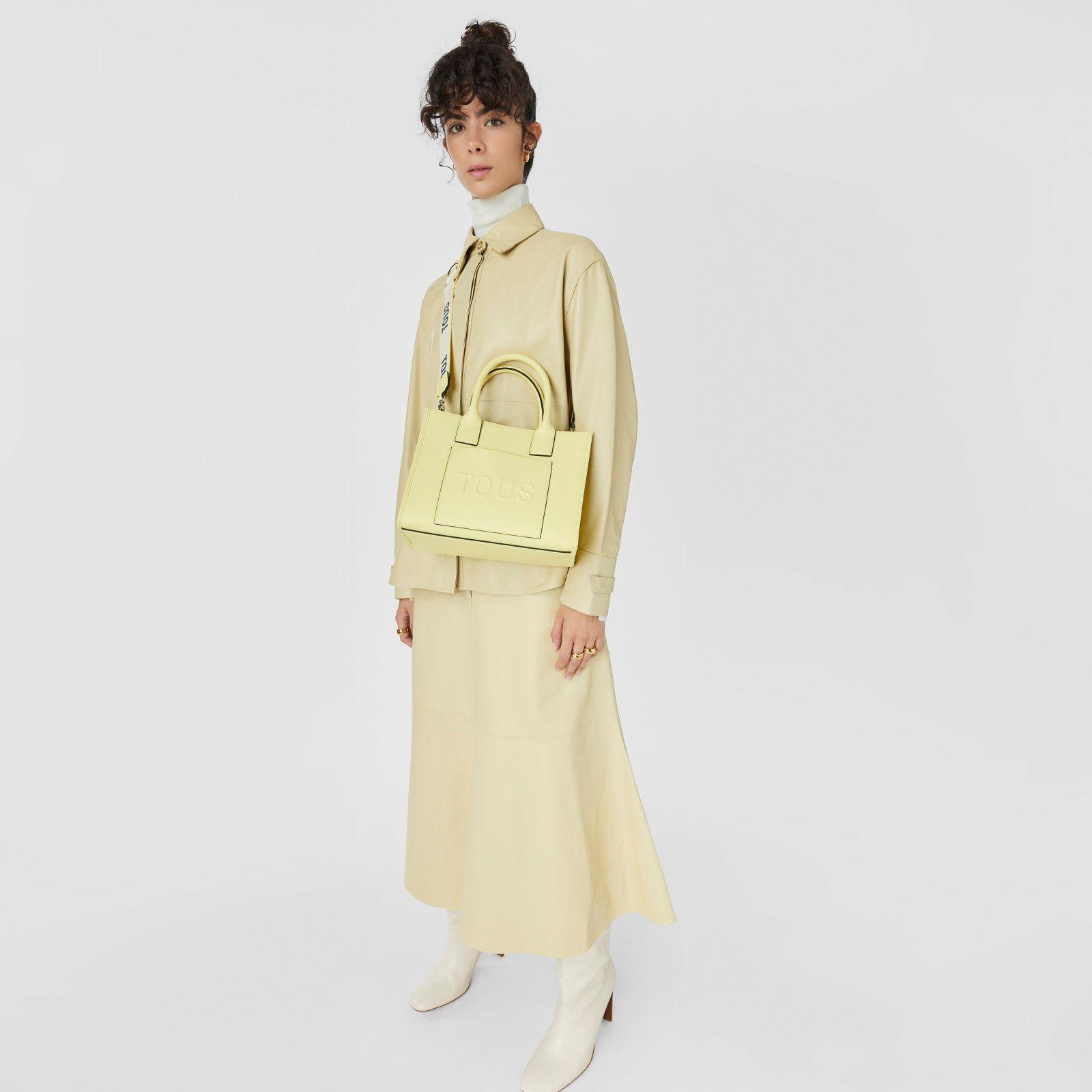 Bolso Shopping mediano Amaya amarillo a Rue Tous-4