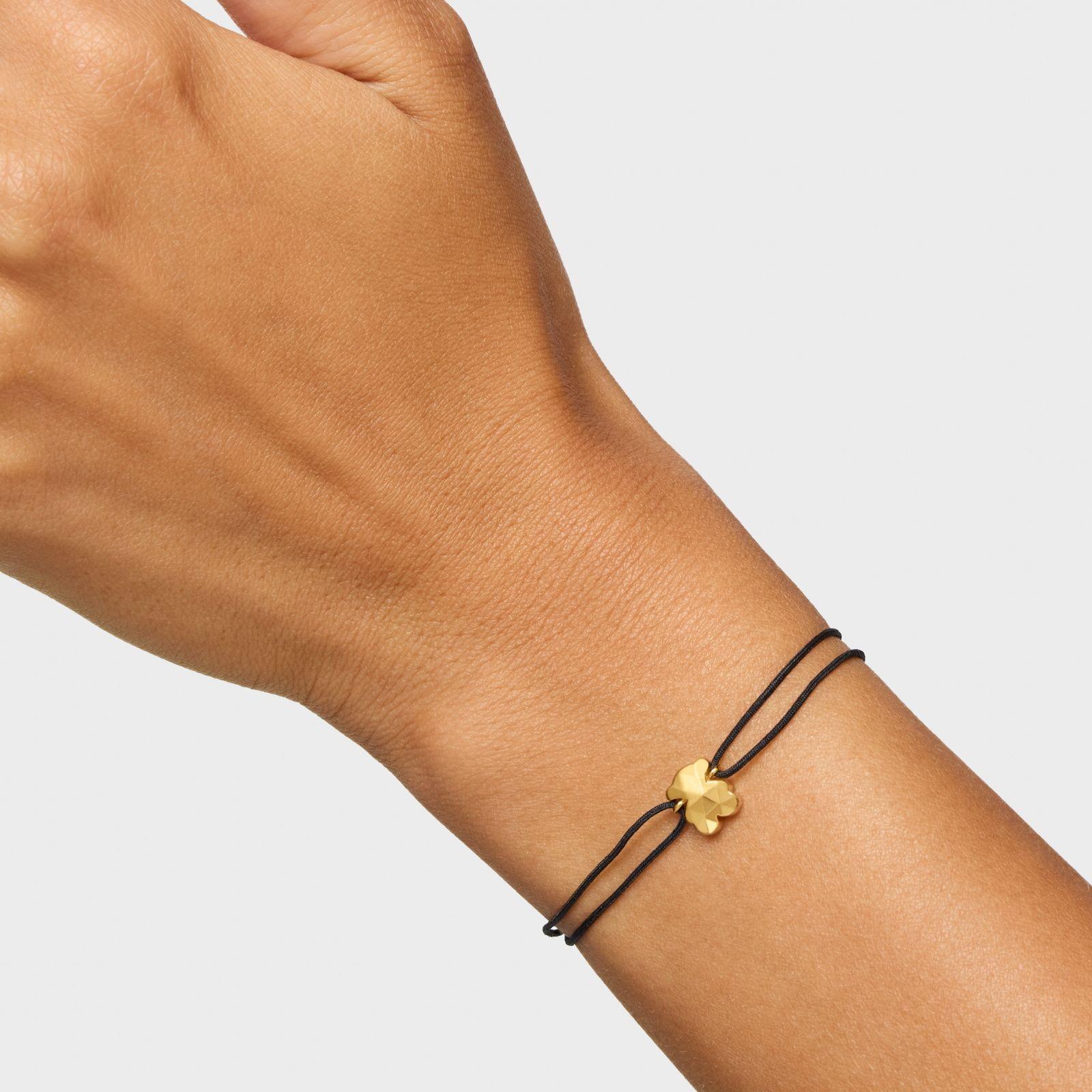 Pulsera bicolor de nylon motivo oso Icon Metal-5