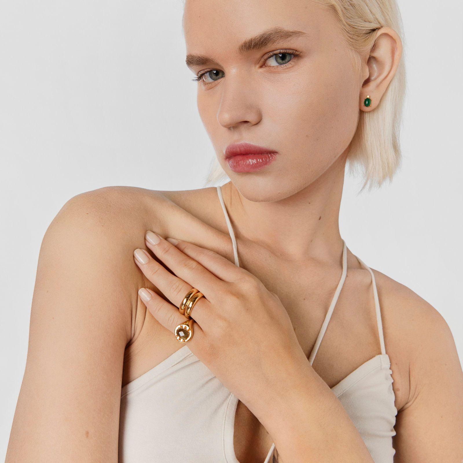 Anillo de plata vermeil y gemas Virtual Garden Tous-3